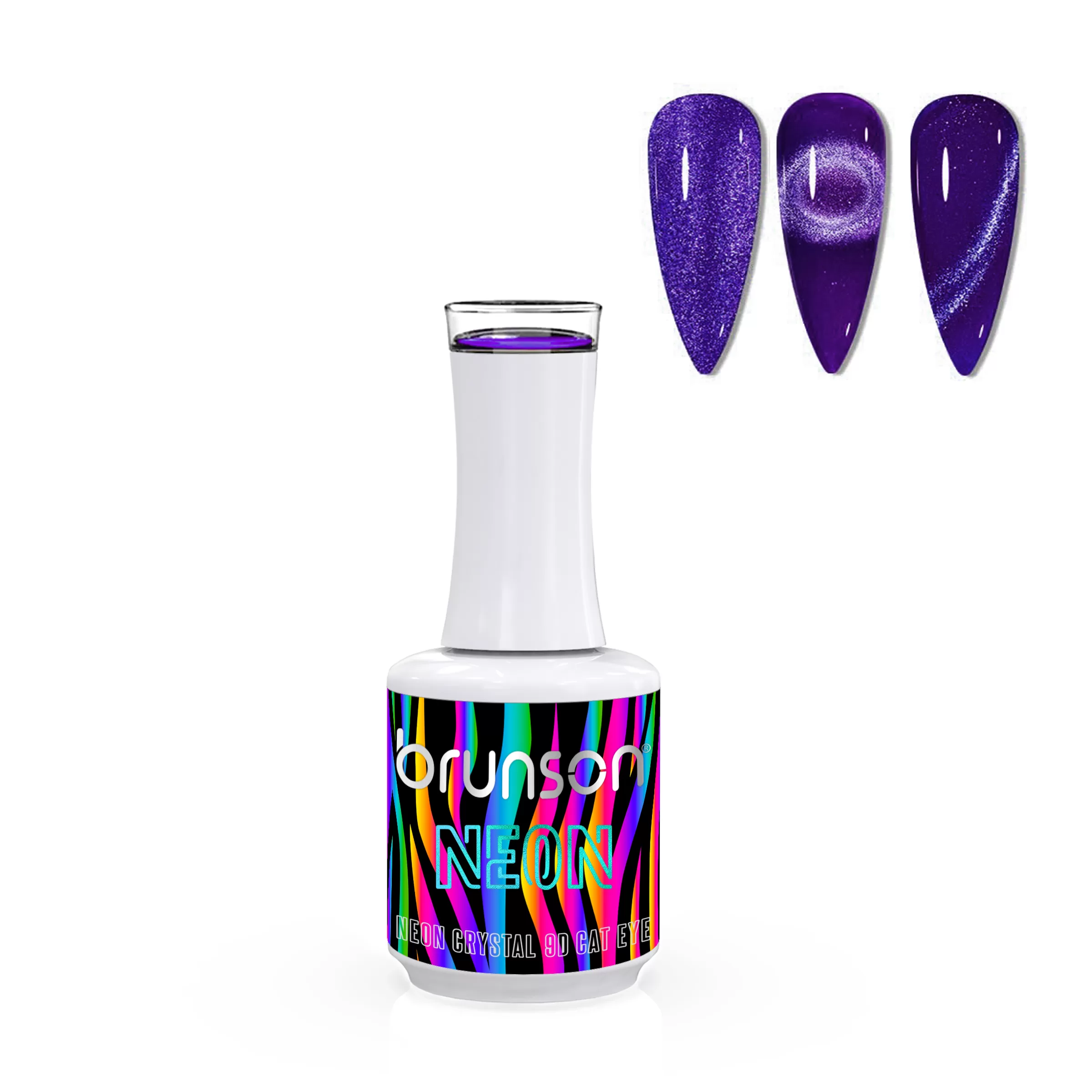 Neon Crystal 9D Cat Eye Gel Polish B9DNC20