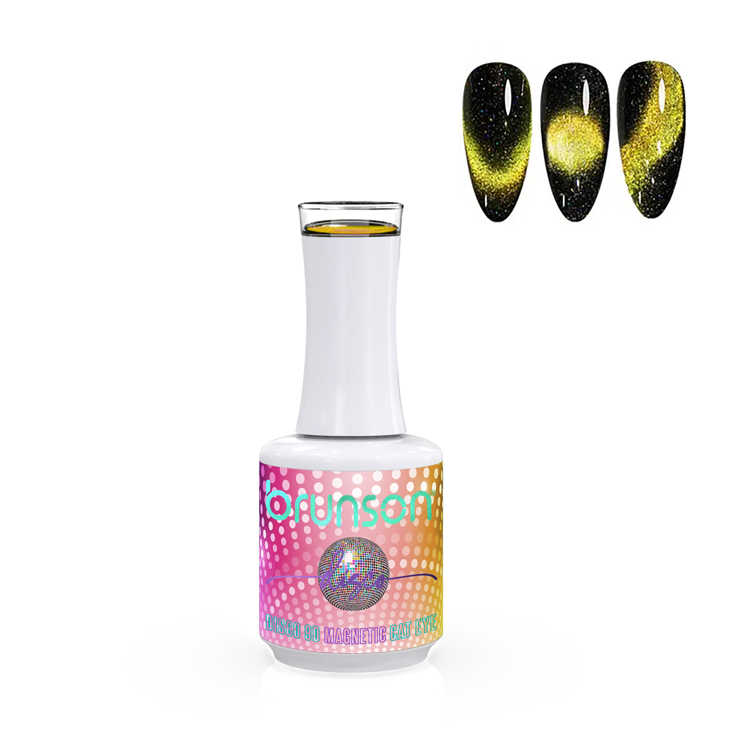 Disco 9D Magnetic Cat Eye Gel Polish