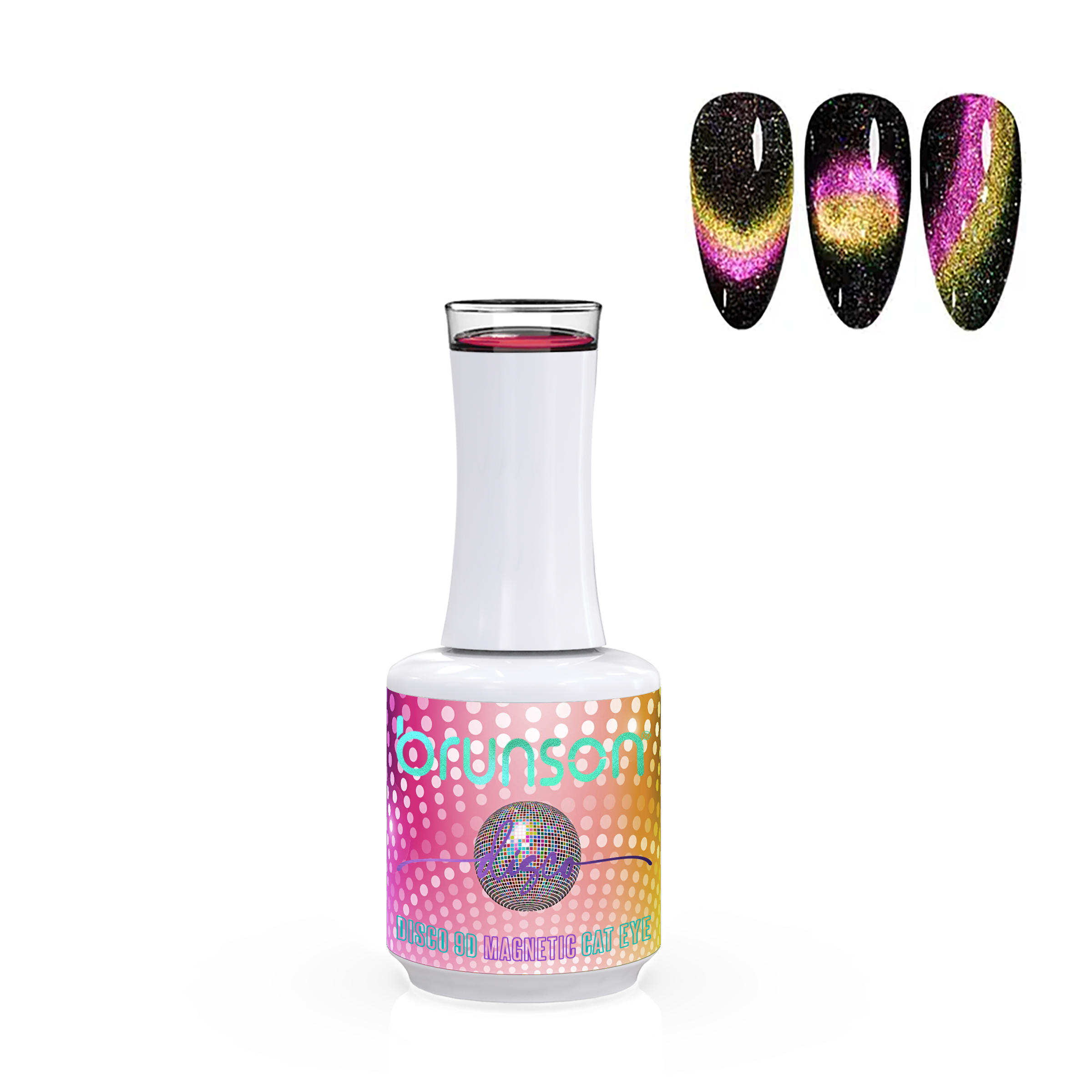 Disco 9D Magnetic Cat Eye Gel Polish B9DD10