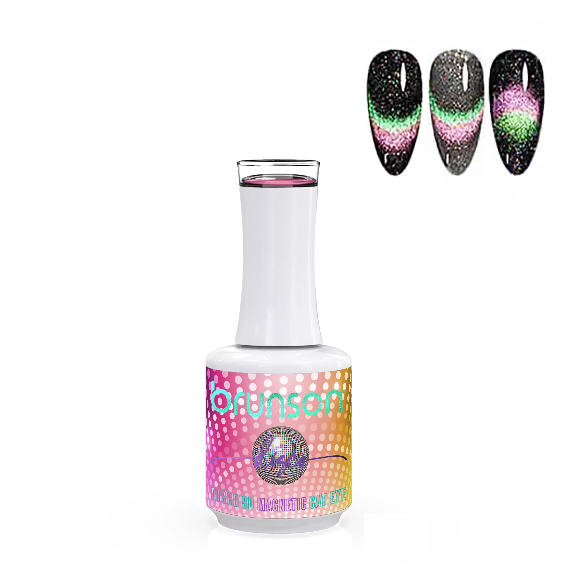 Disco 9D Magnetic Cat Eye Gel Polish B9DD14