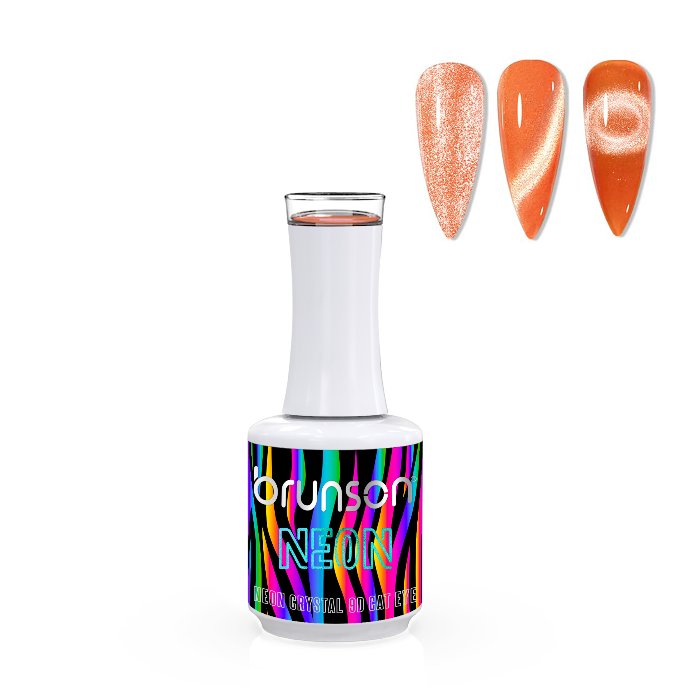 Neon Crystal 9D Cat Eye Gel Polish