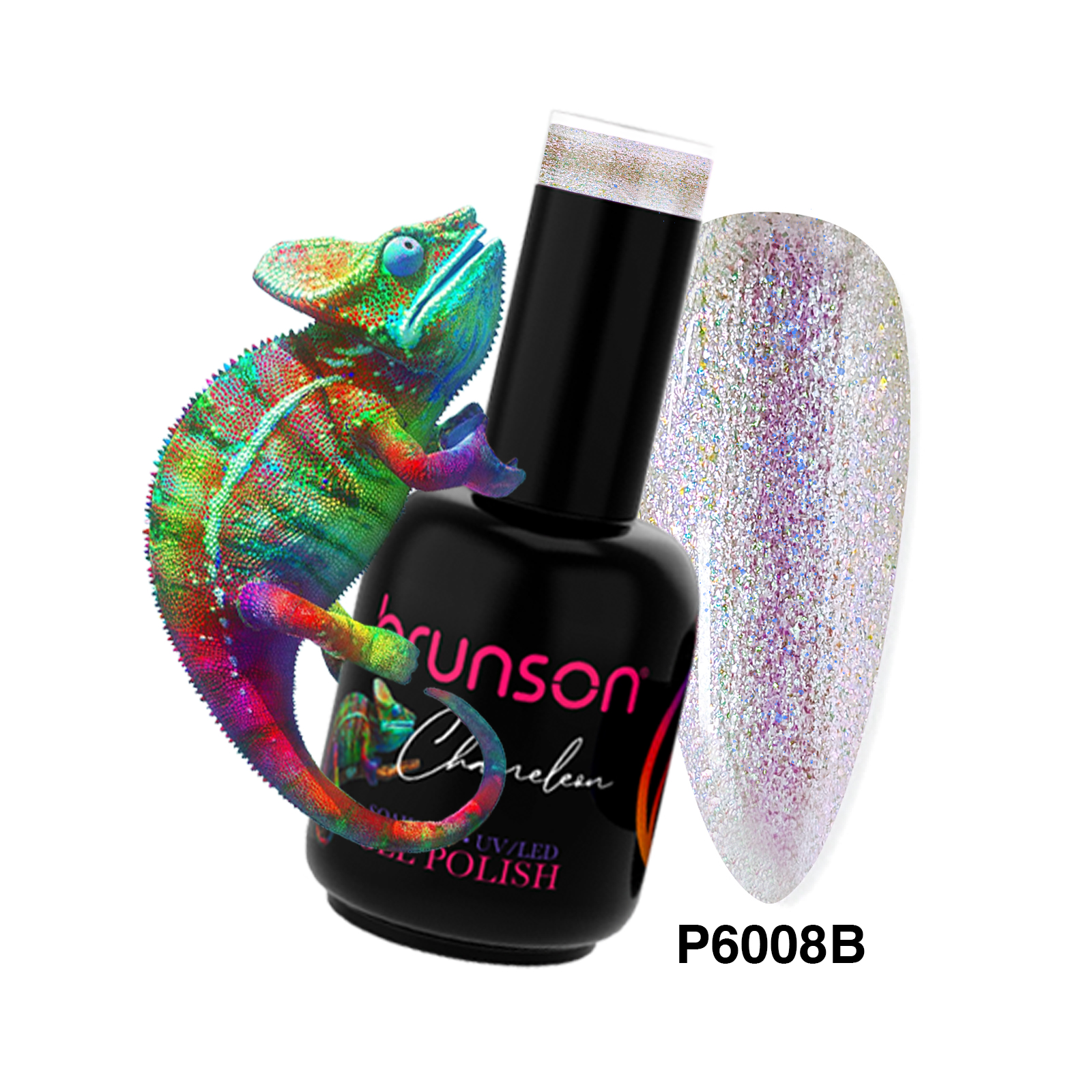 Chameleon Glitter Gel Nail Polish P6008B