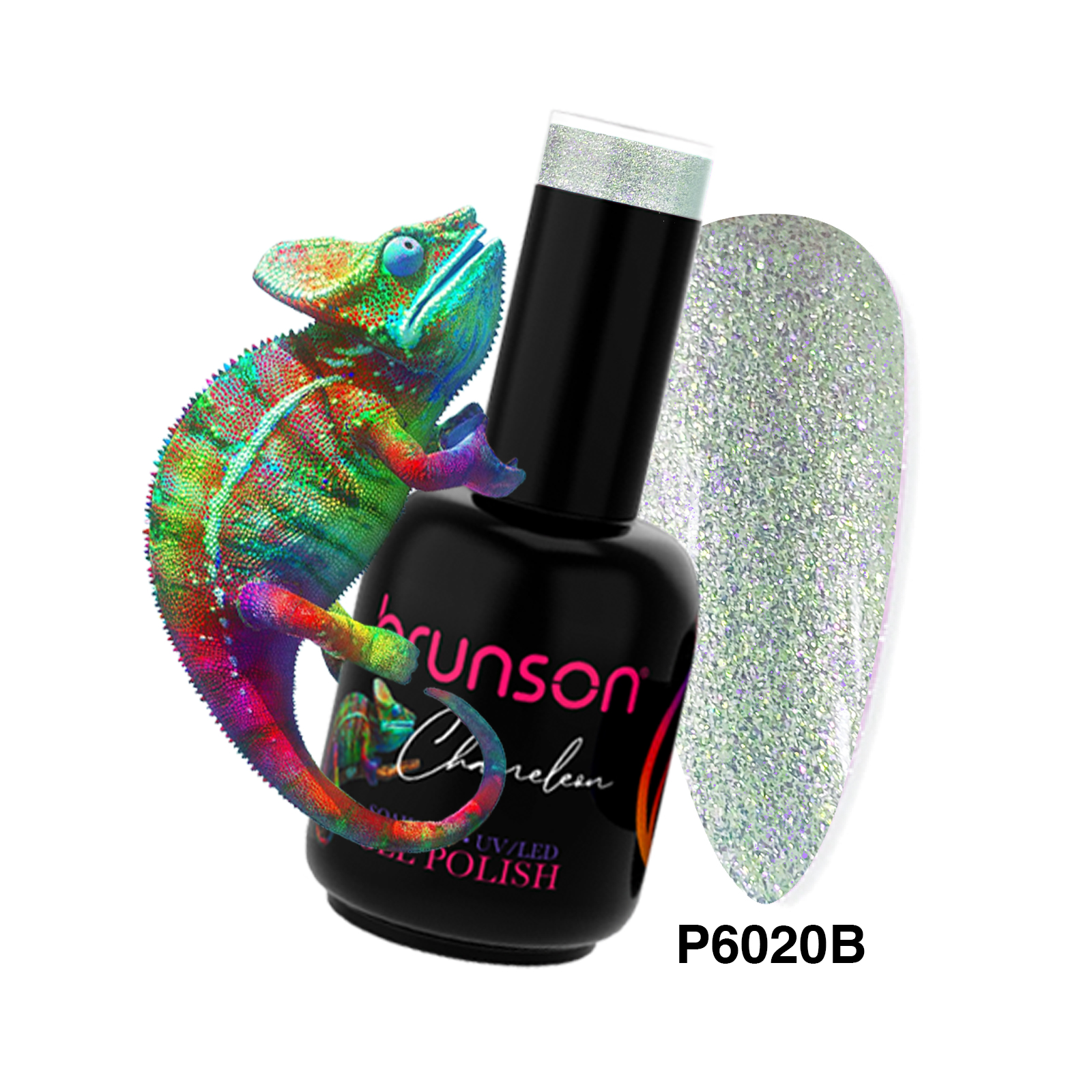 Chameleon Glitter Gel Nail Polish P6020B