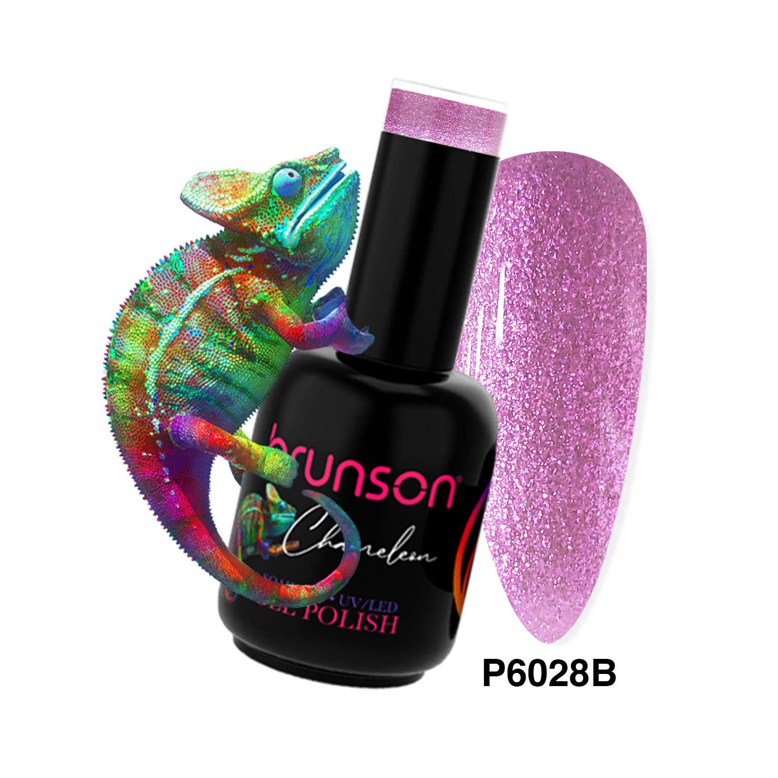 Chameleon Glitter Gel Nail Polish P6028B