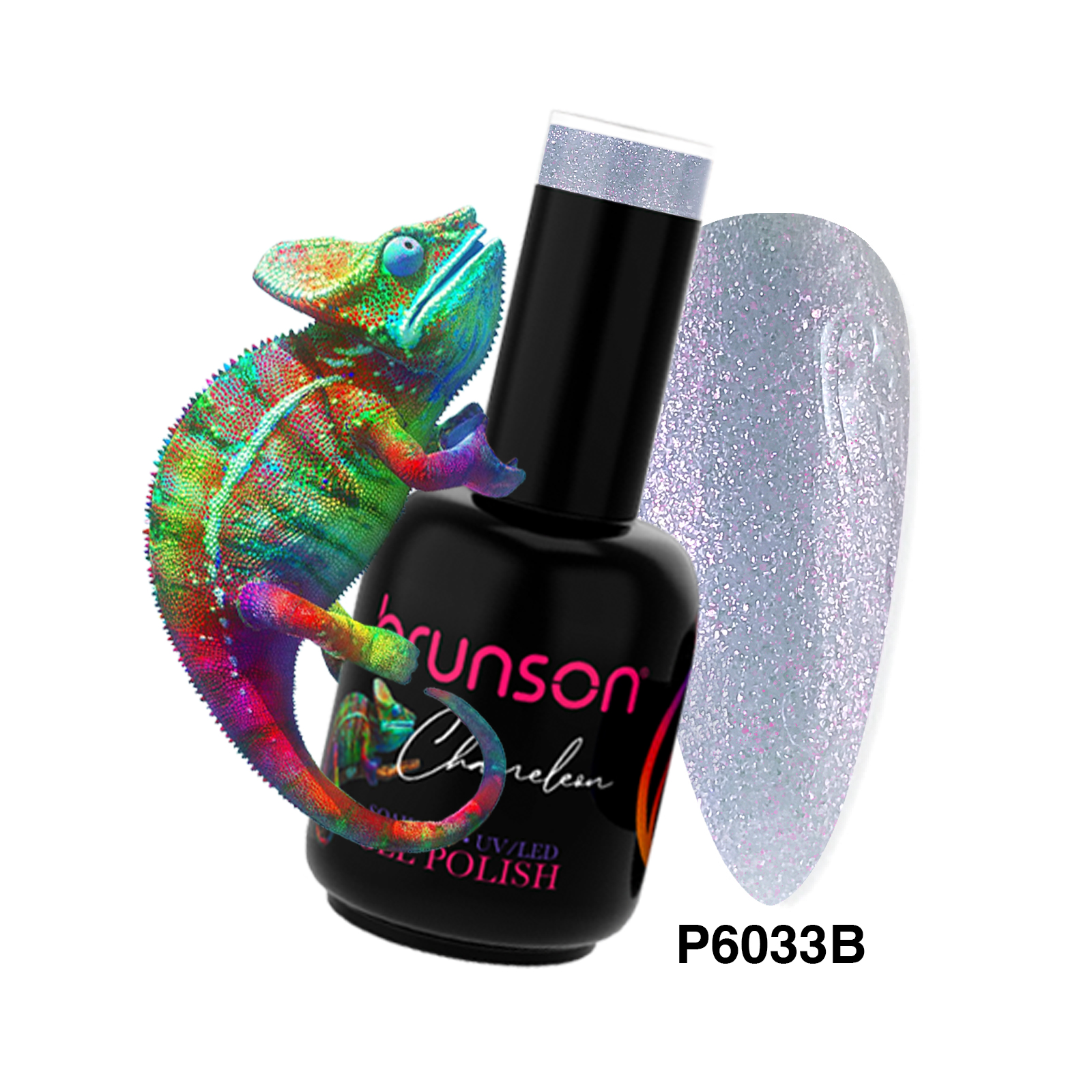 Chameleon Glitter Gel Nail Polish P6033B