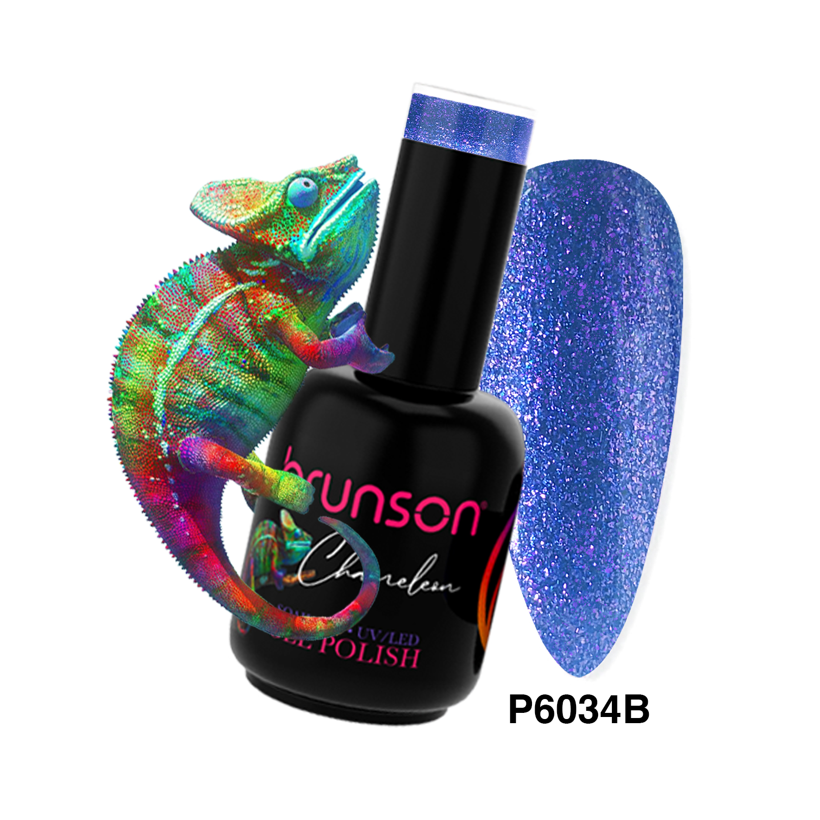 Chameleon Glitter Gel Nail Polish P6034B