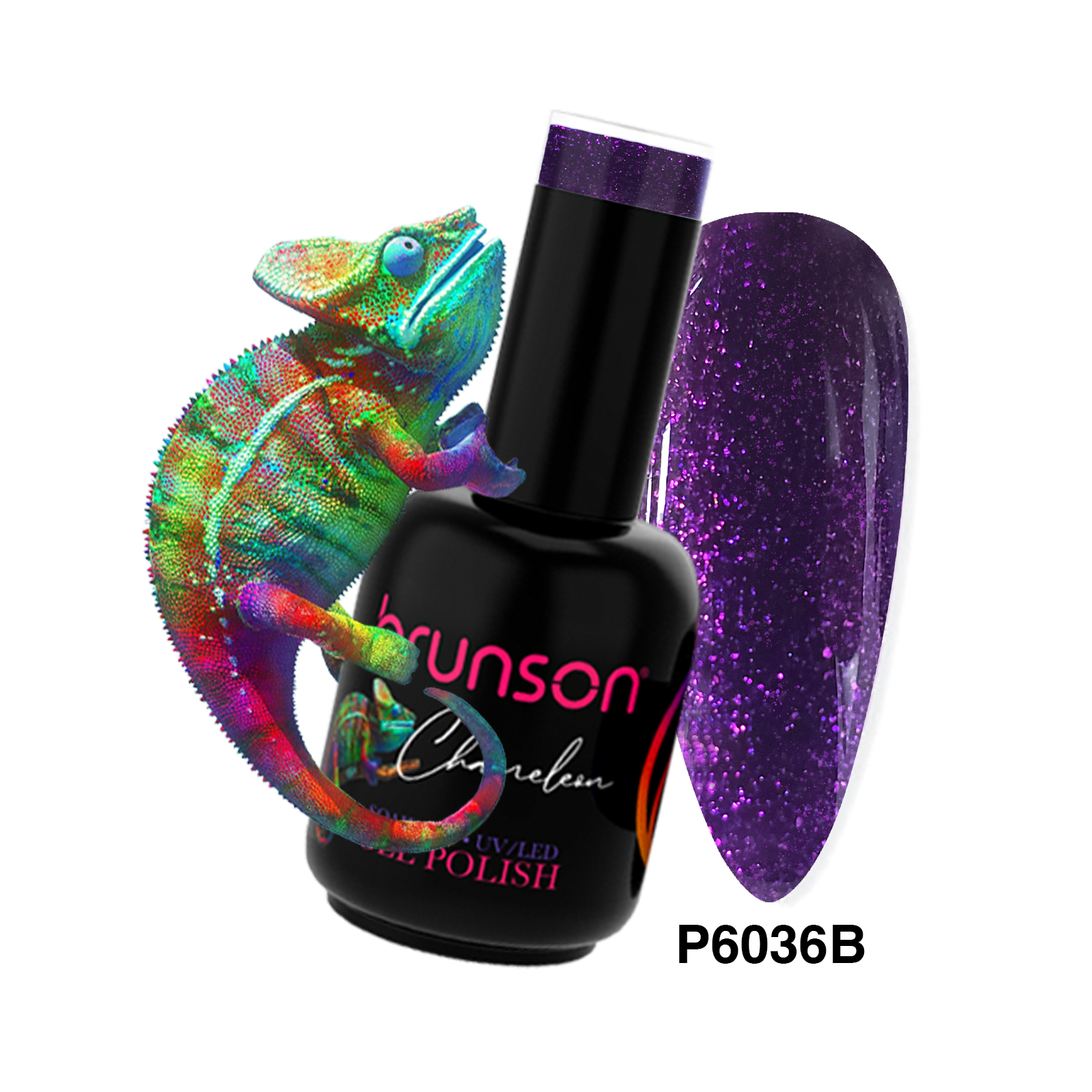 Chameleon Glitter Gel Nail Polish P6036B