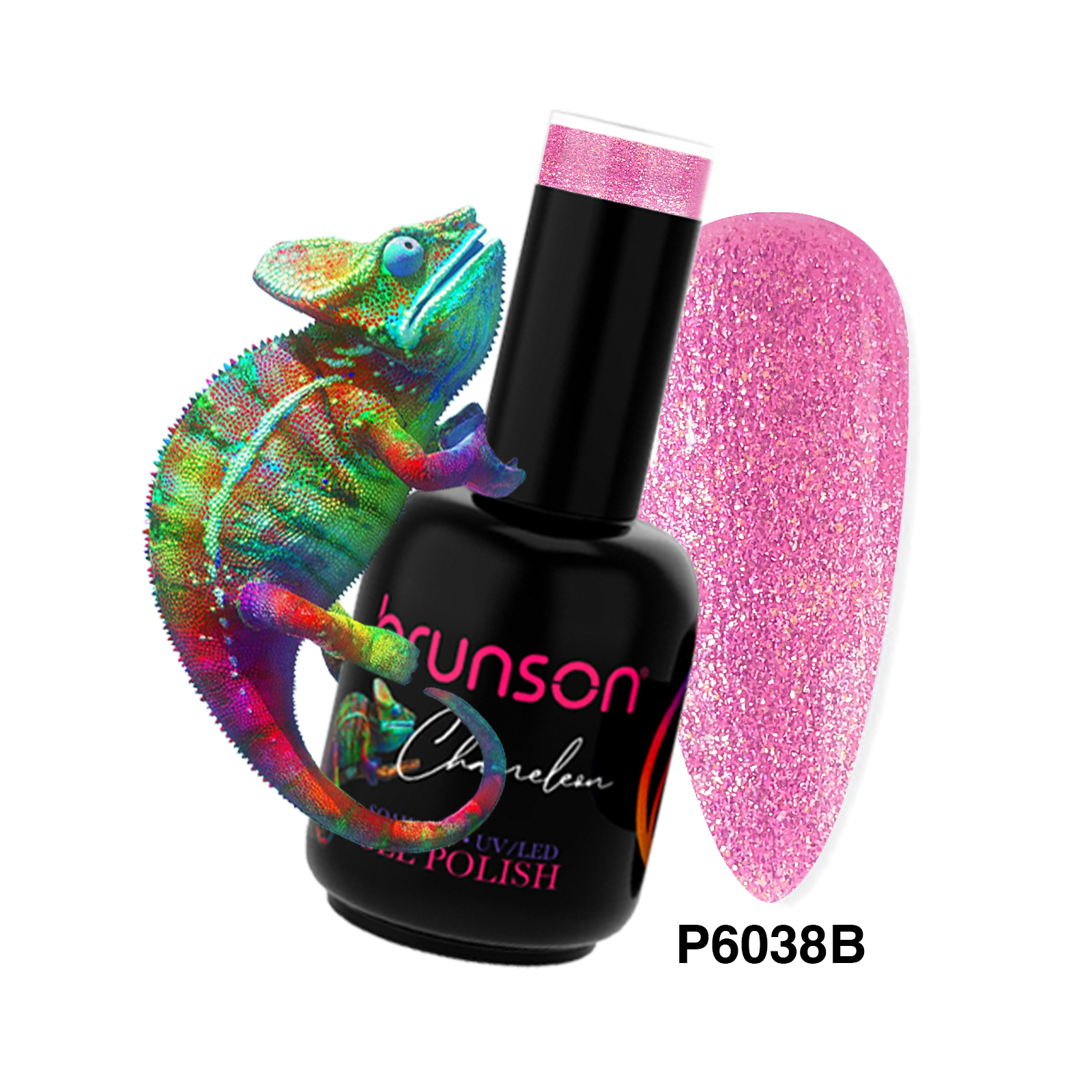 Chameleon Glitter Gel Nail Polish P6038B