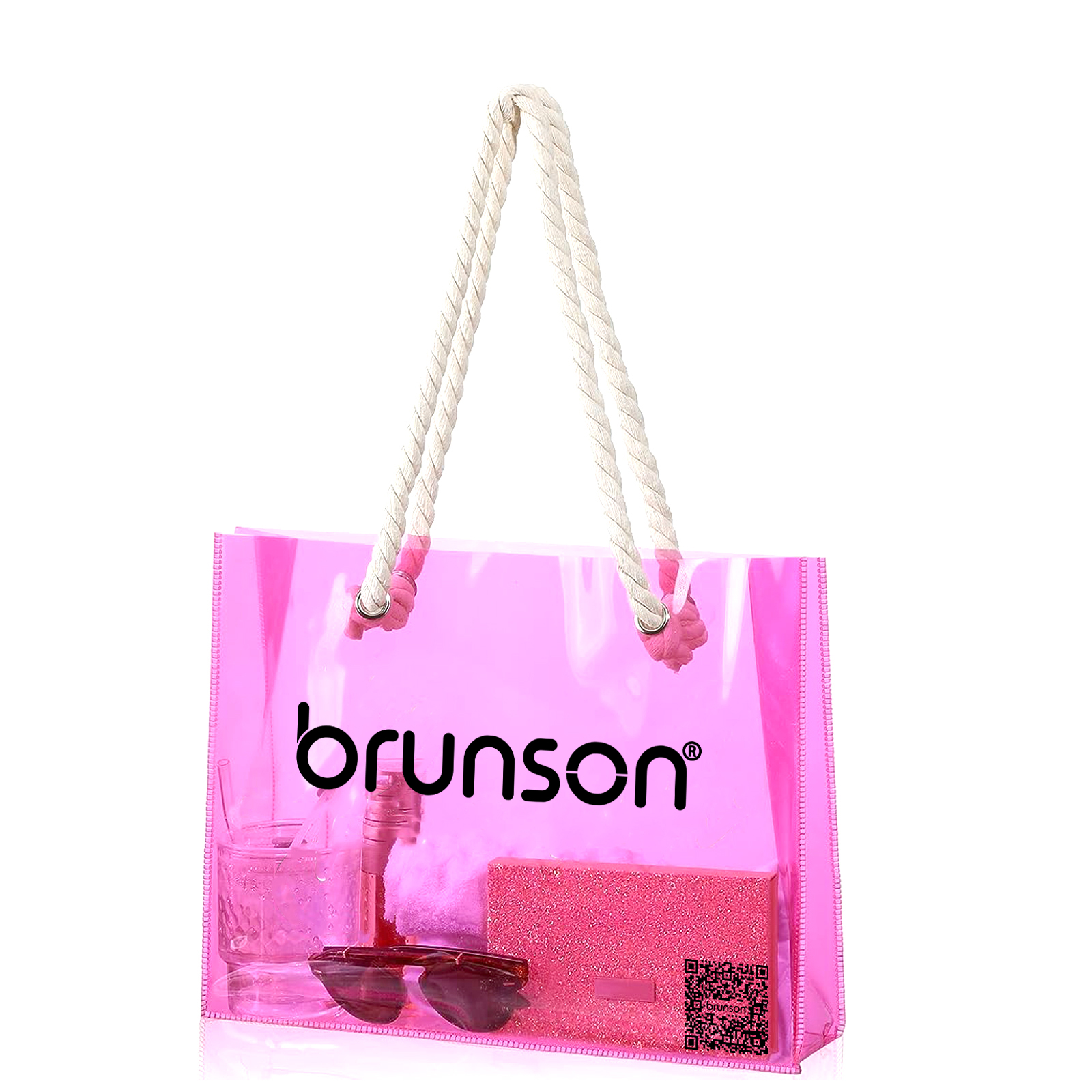 Transparent Shoulder Bag | Affordable Clear Bag | Brunson