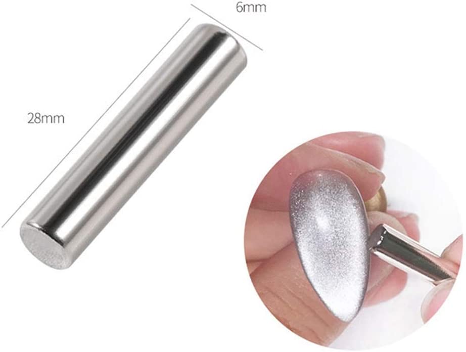 Reusable Cylindrical Cat Eye Nail Magnet