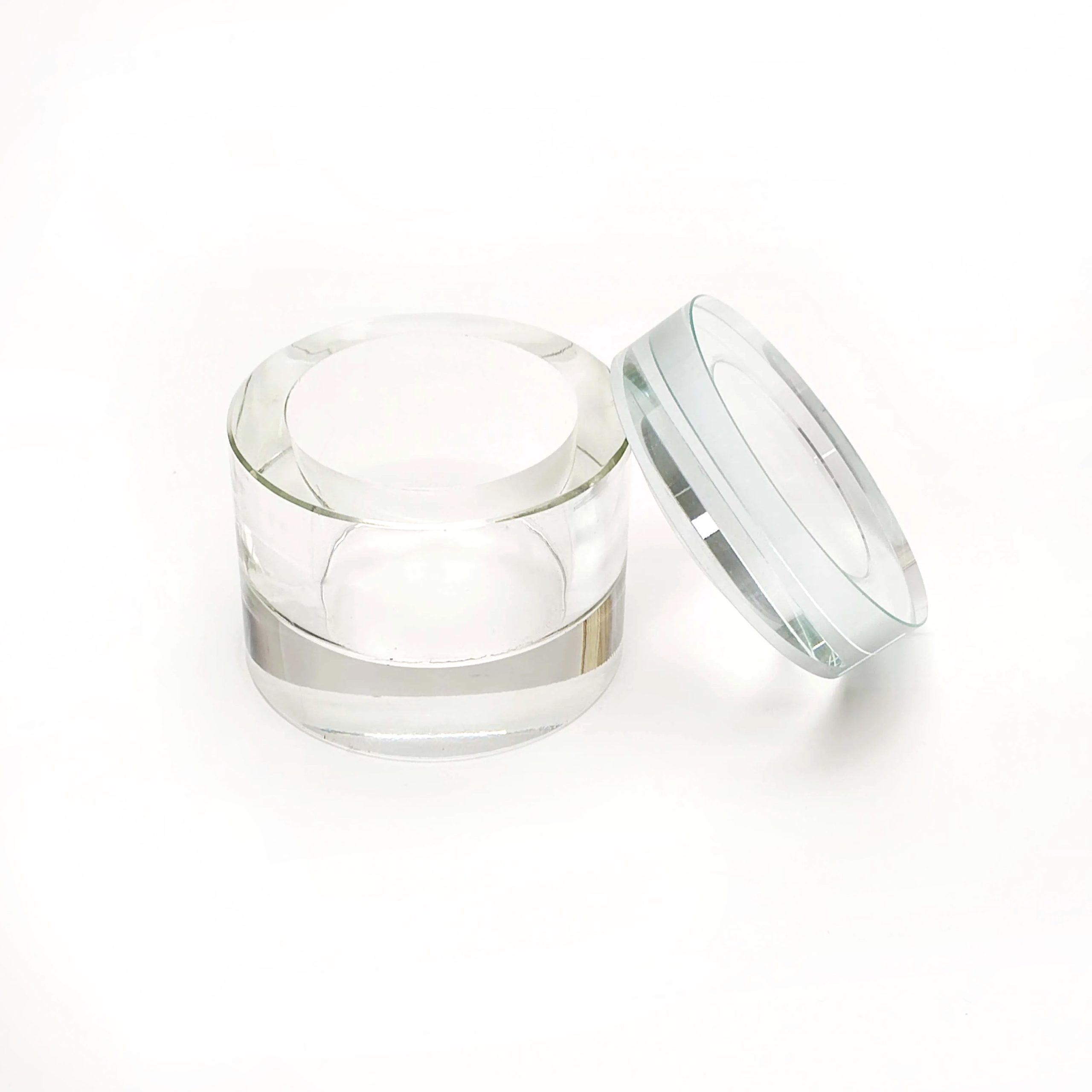 Crystal Nail Art Dappen Dish With Lid