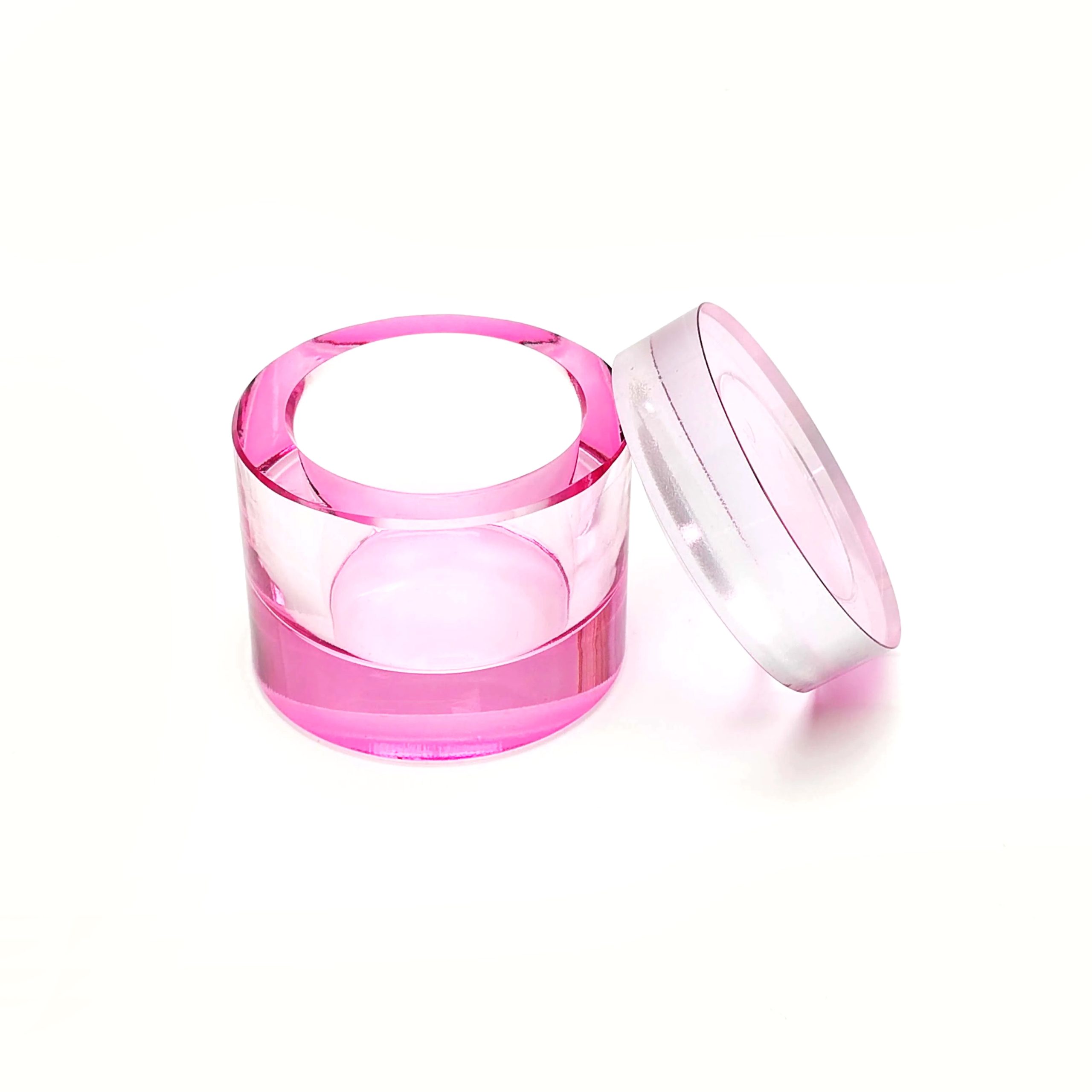 Pink Crystal Dappen Dish