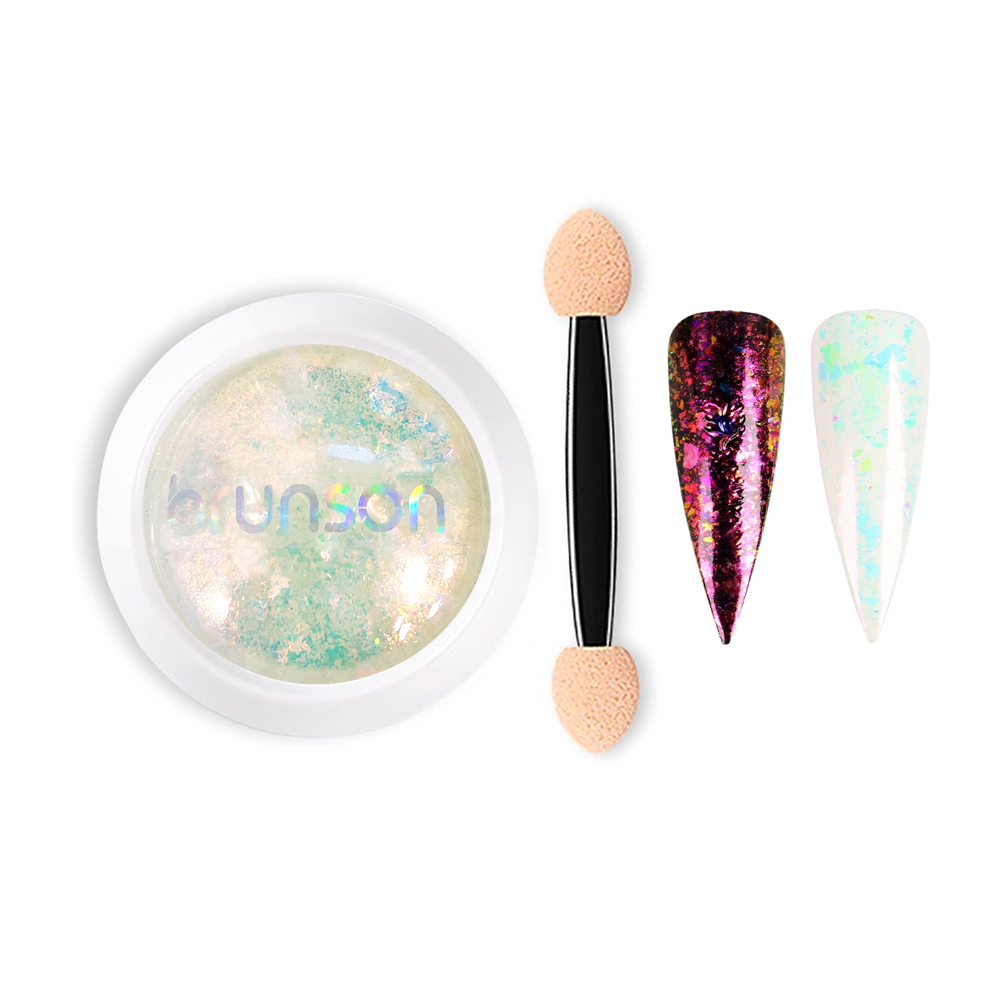 Nail Chrome Flakes with Brush BC-02L