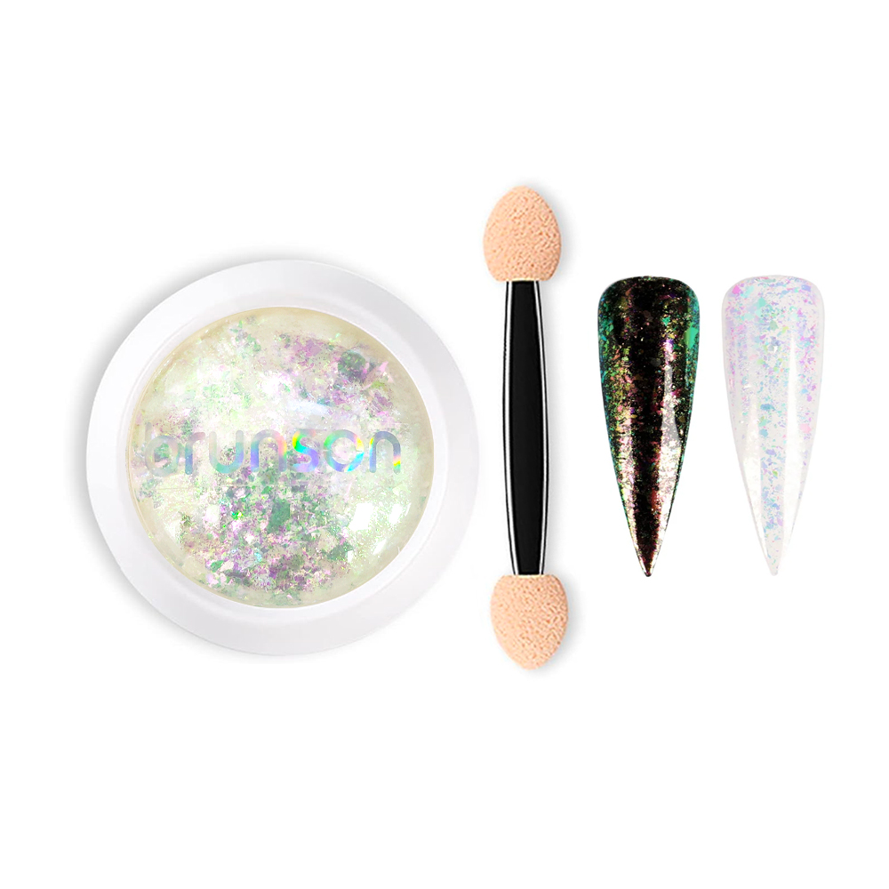 Nail Art Chrome Flakes With Brush BC-05L