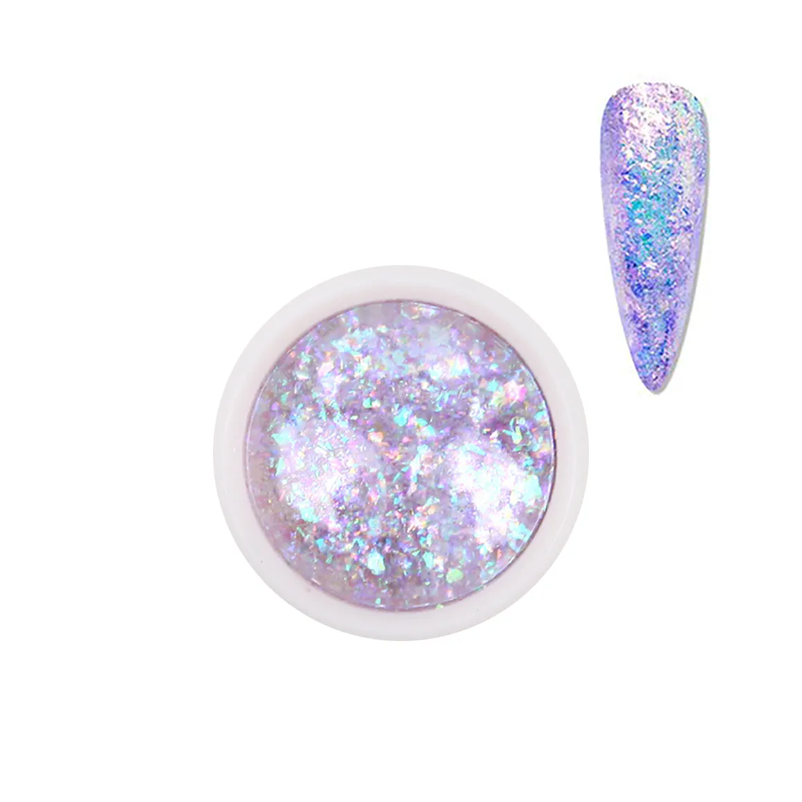 Nail Art Glass Glitter Flakes BGF02