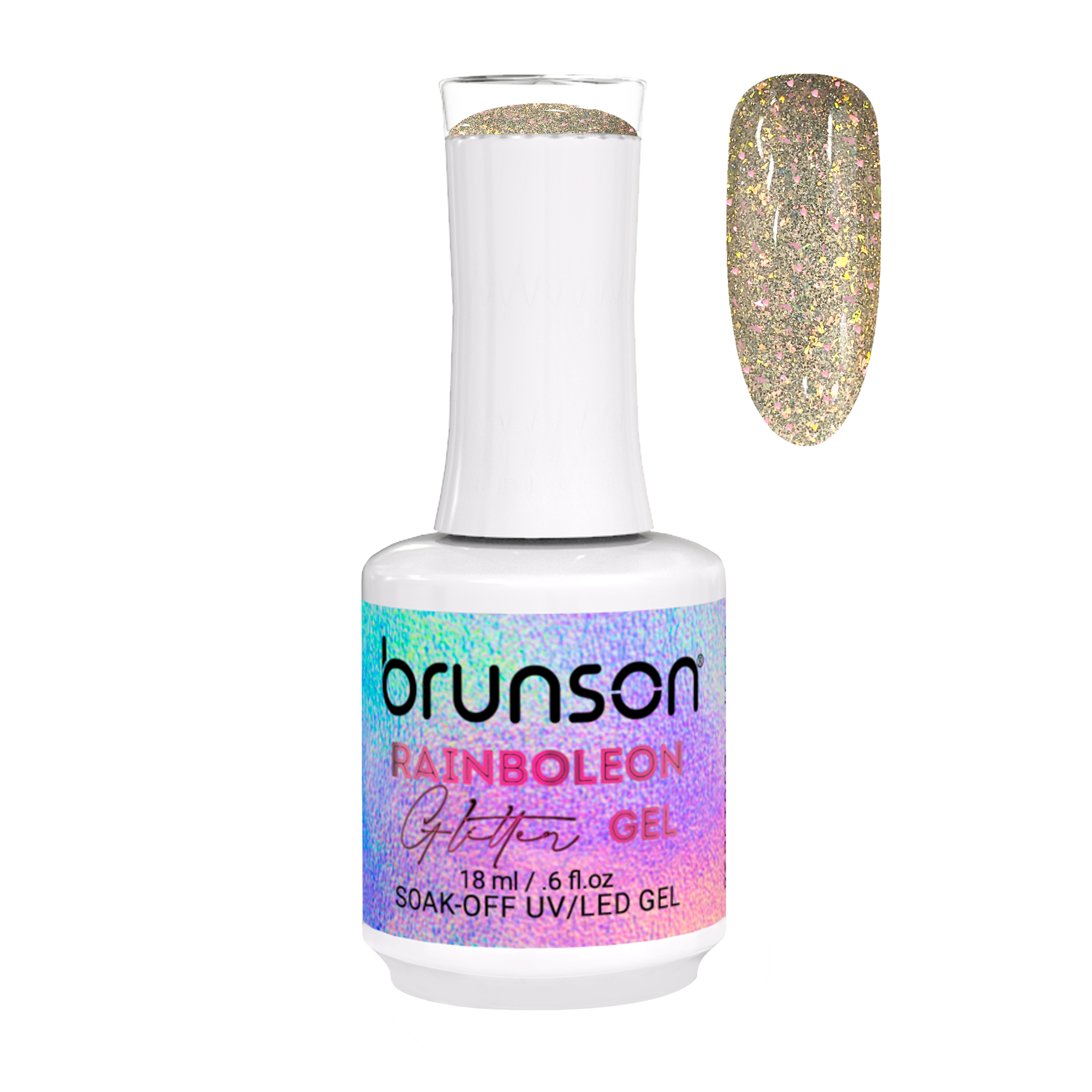 Rainboleon Glitter Gel Polish BRGG07