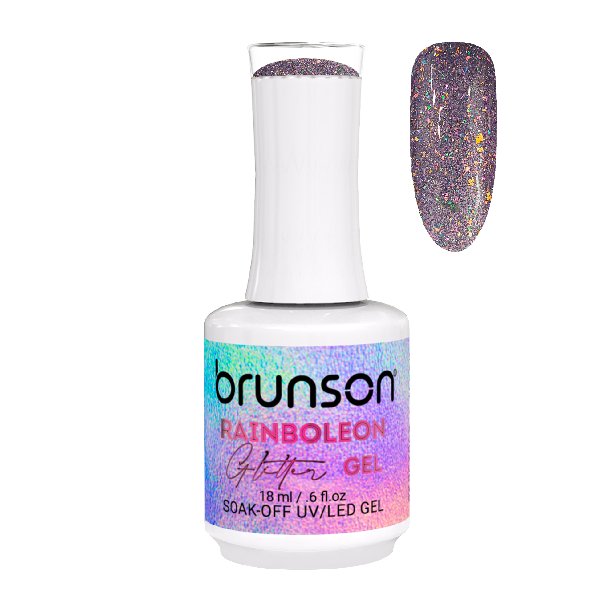 Rainboleon Glitter Gel Polish BRGG08