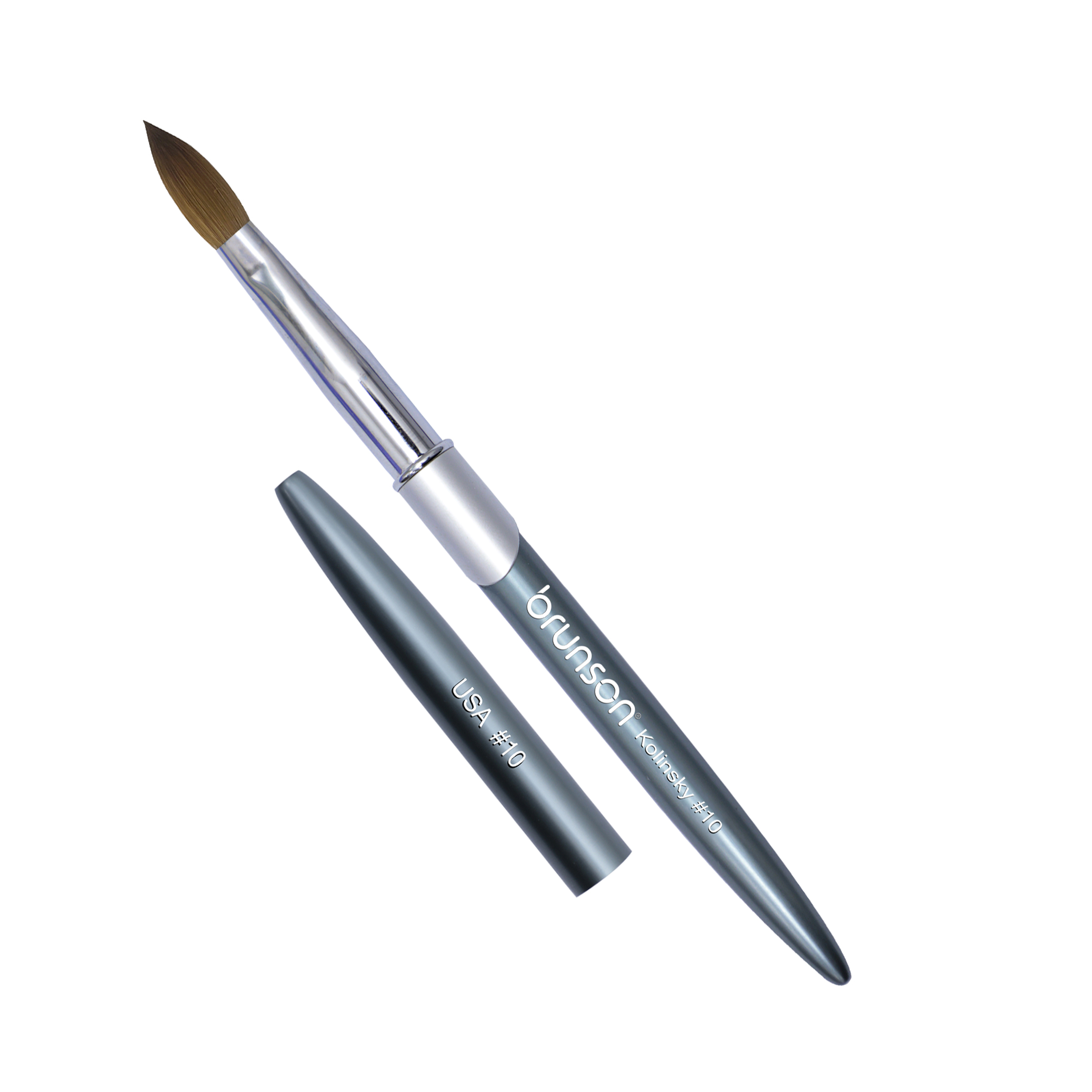 Premium Plus Kolinsky Acrylic Brush Grey-Size 10