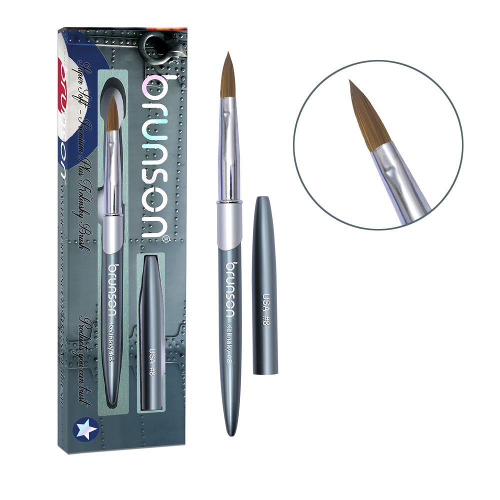 Premium Plus Kolinsky Acrylic Brush-size 08