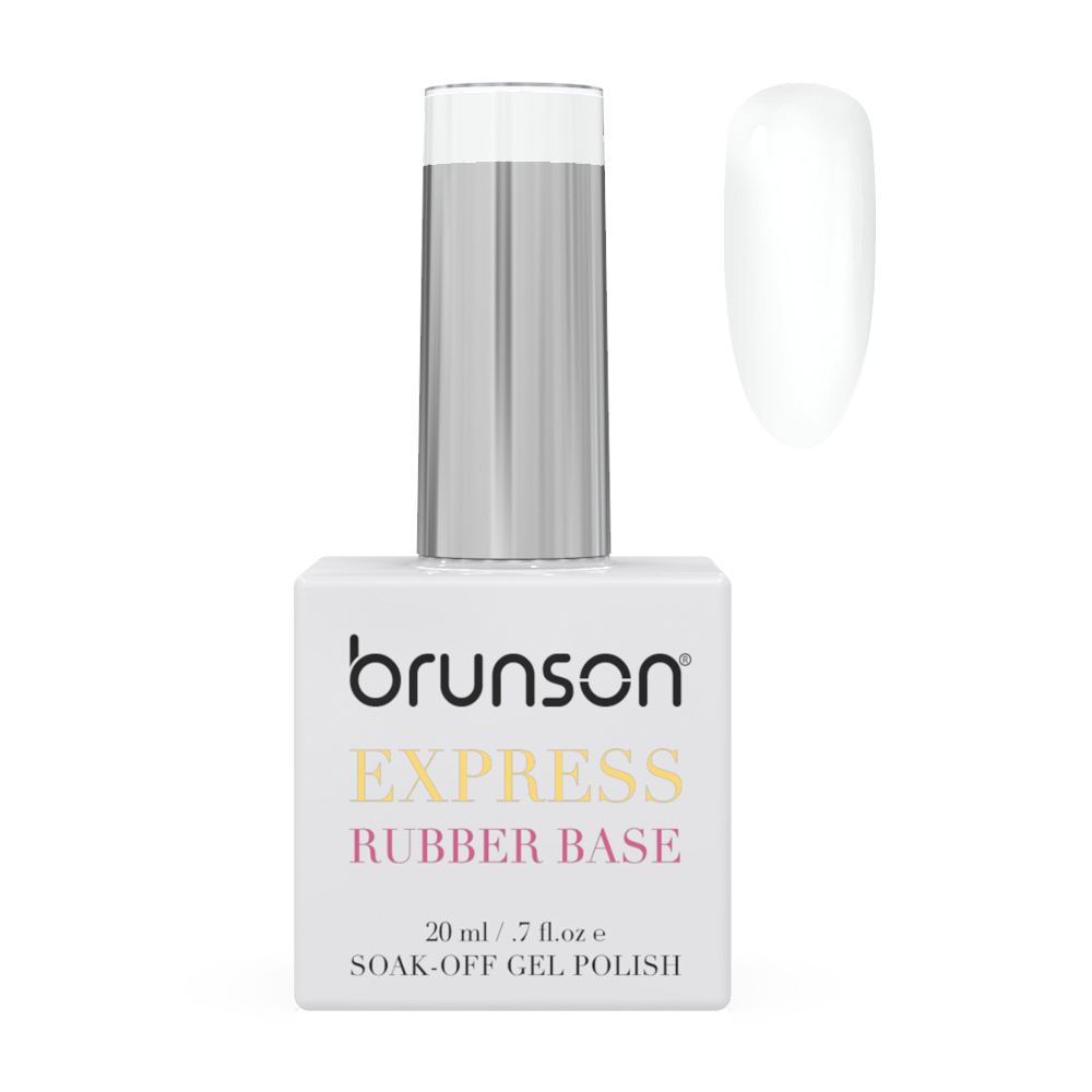 Rubber Base Gel Polish-Milky White