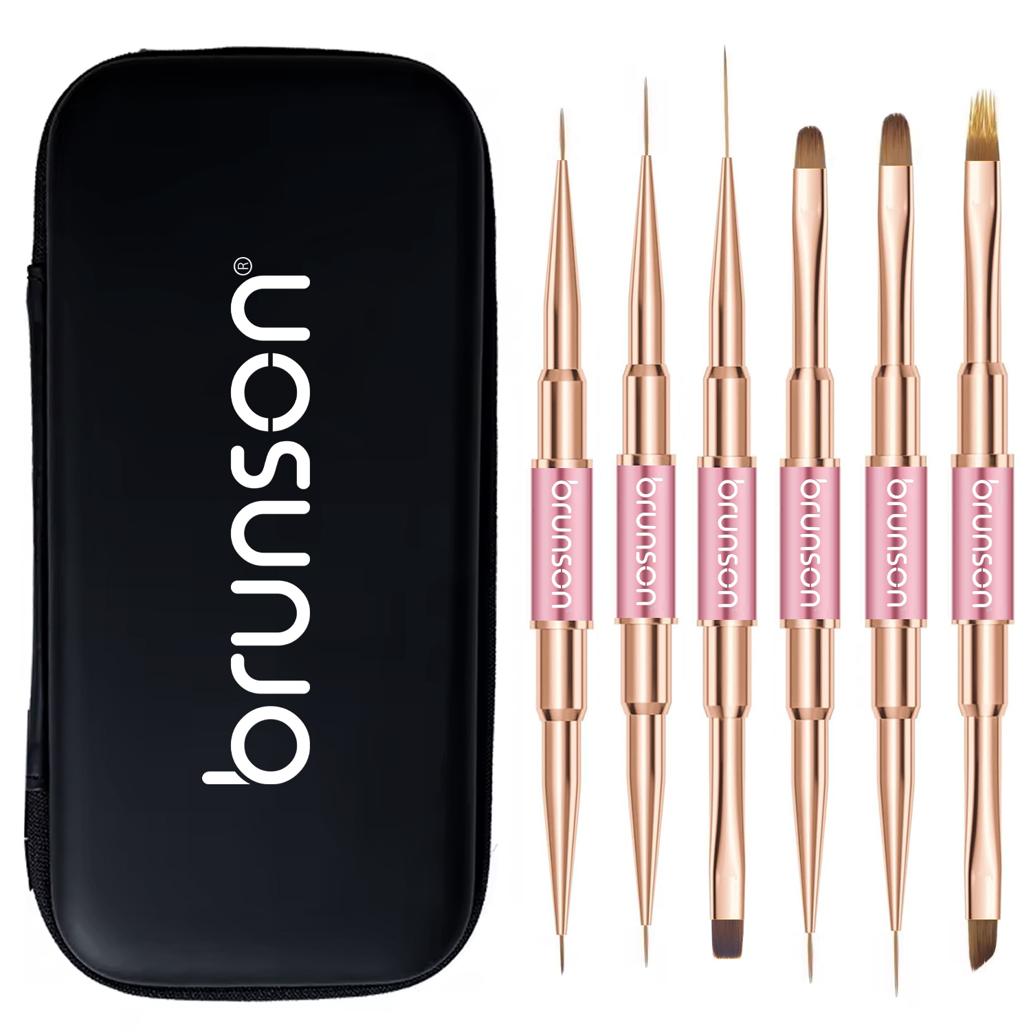 Nail brush Set with case