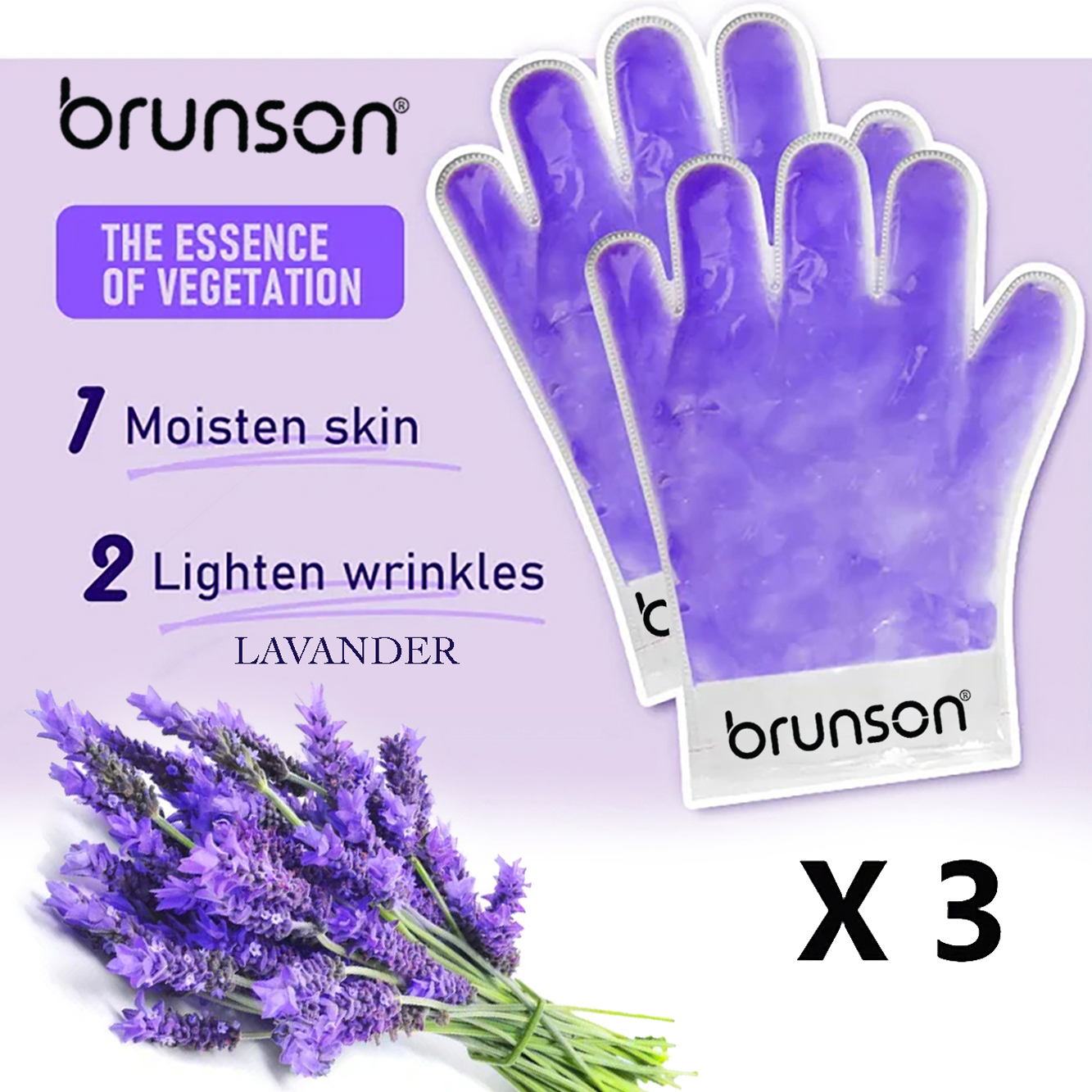 Paraffin Wax Hand Gloves-Lavender