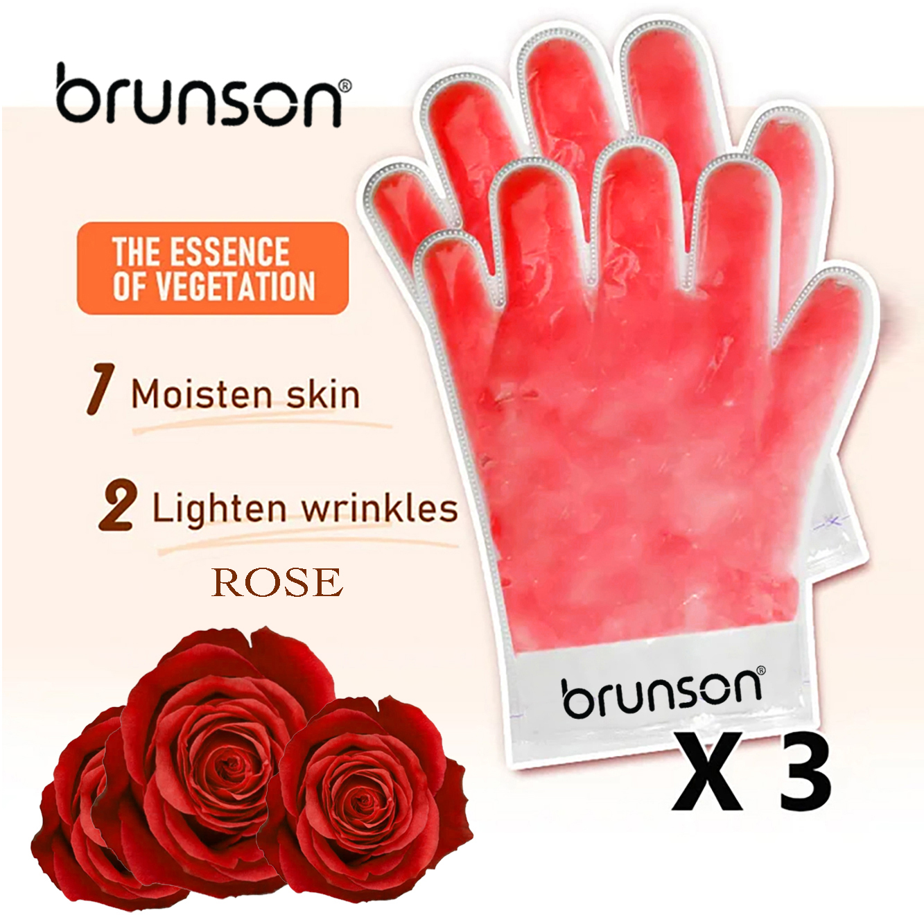 Paraffin Wax Hand Glove-Rose
