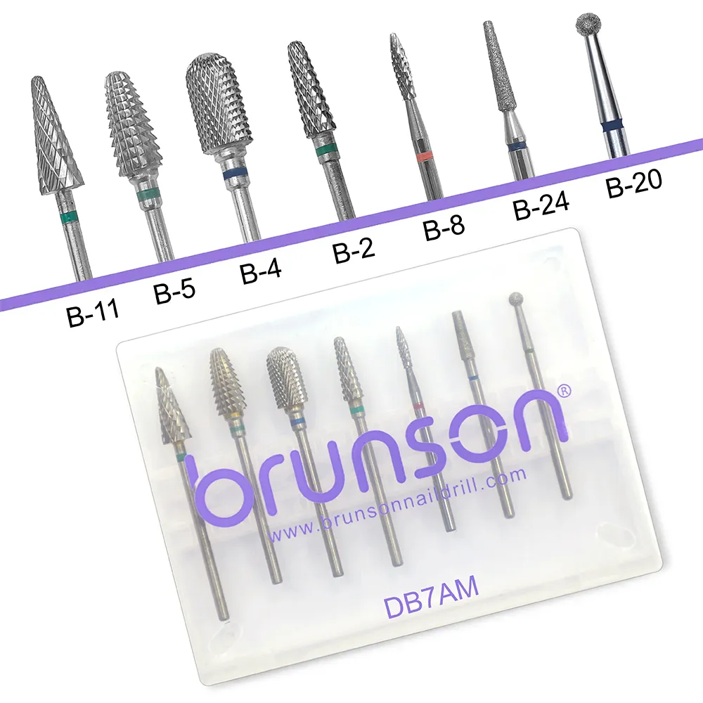 Acrylic Removal & Manicure Nail Drill Bits Collection