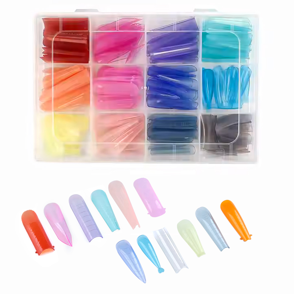 Colorful Polygel Mold Tips 