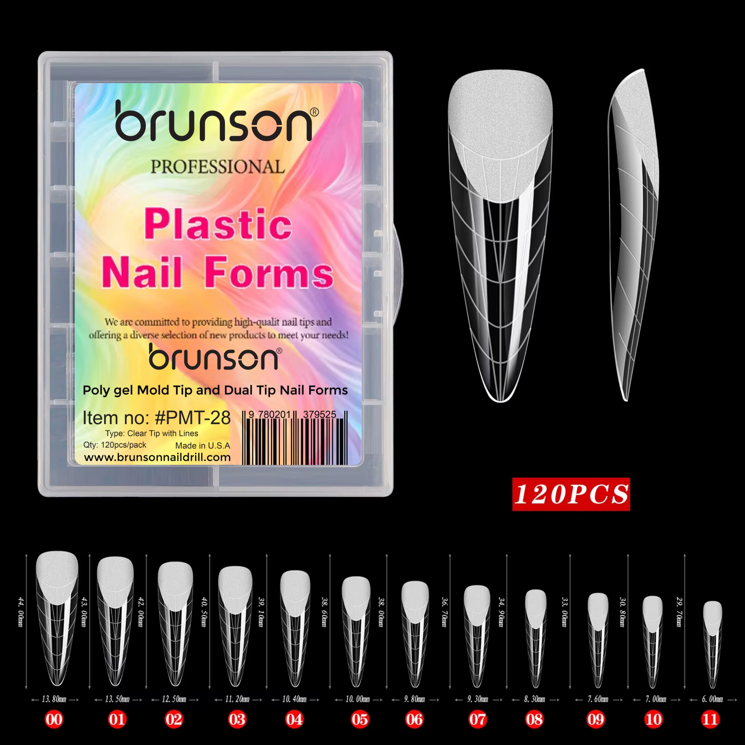 Polygel Mold Tip PMT-28