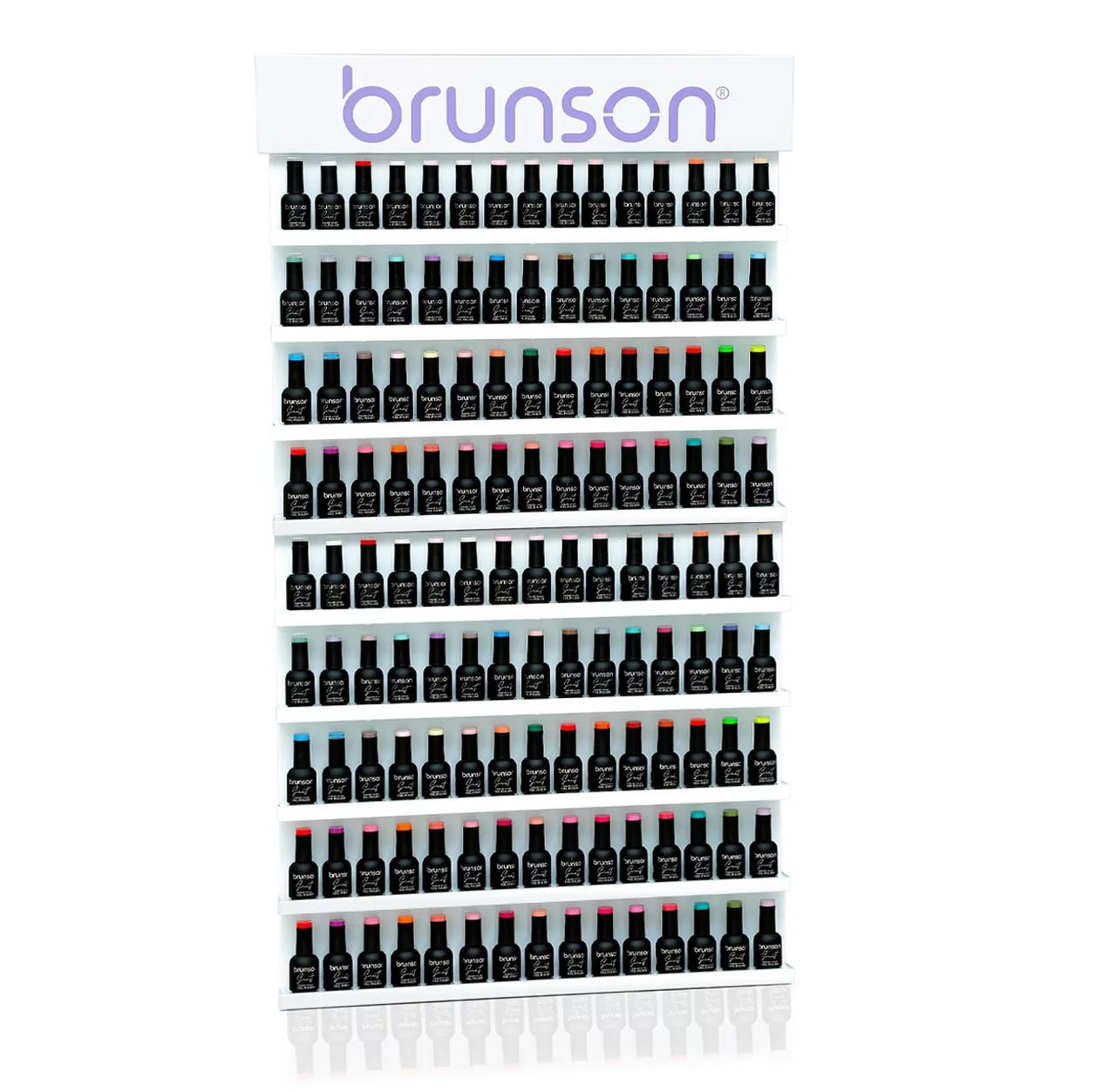 wall mounted nail polish rack white acrylic