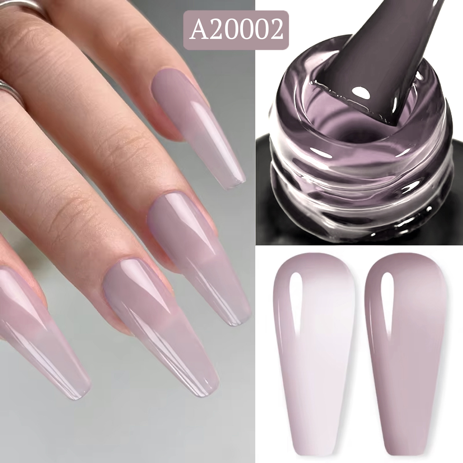 Transparent Glass Gel Polish-A20002