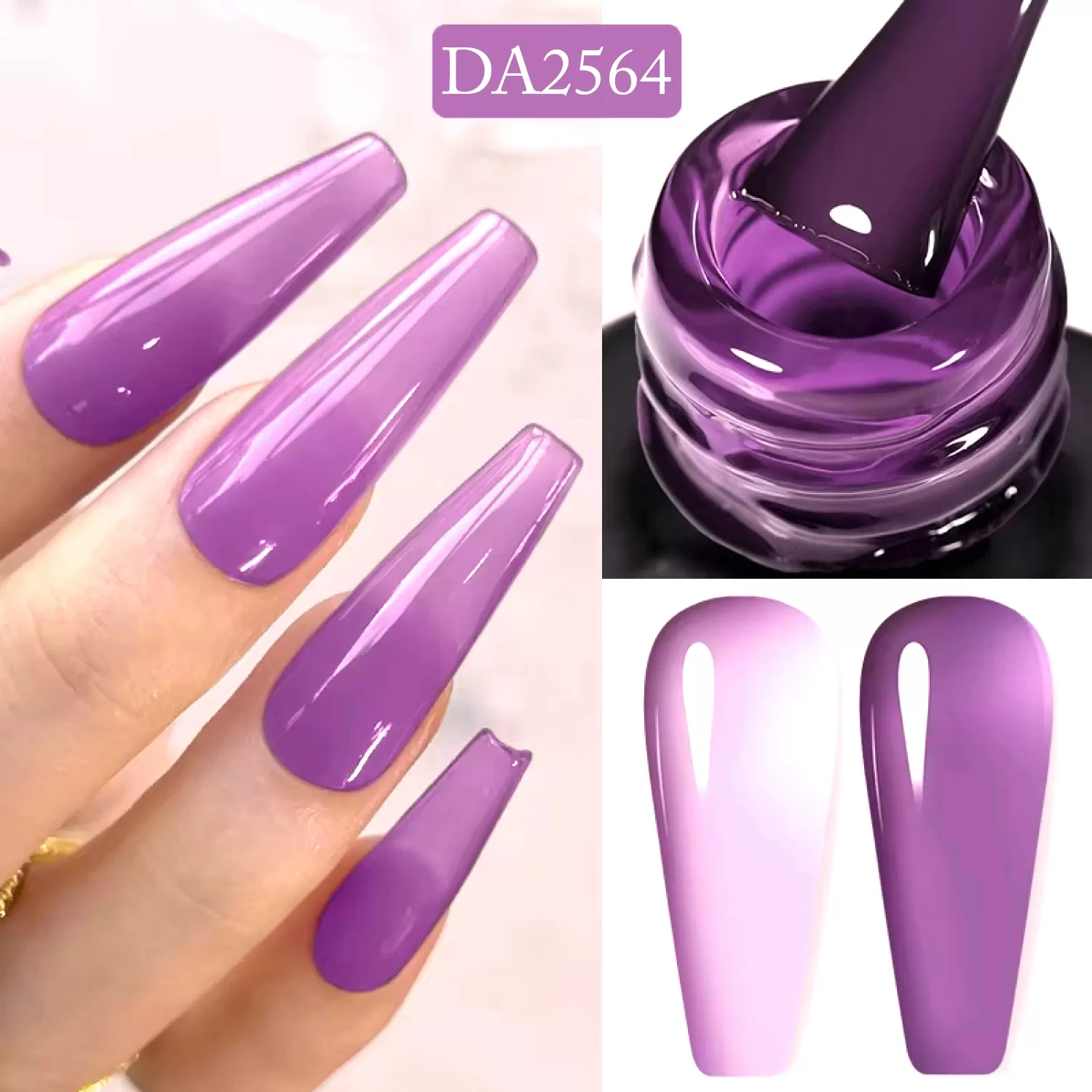 Transparent Glass Gel Polish-DA2564