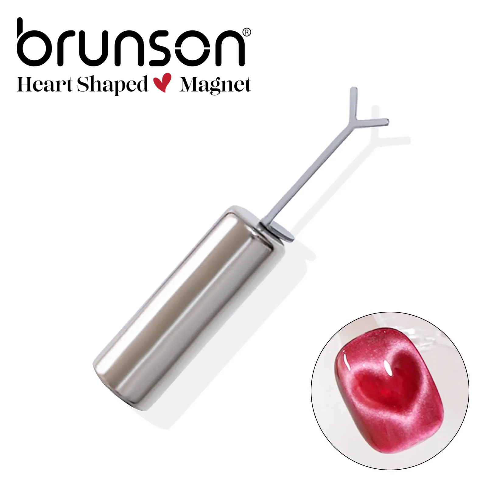Heart-Shaped Cat Eye Magnet