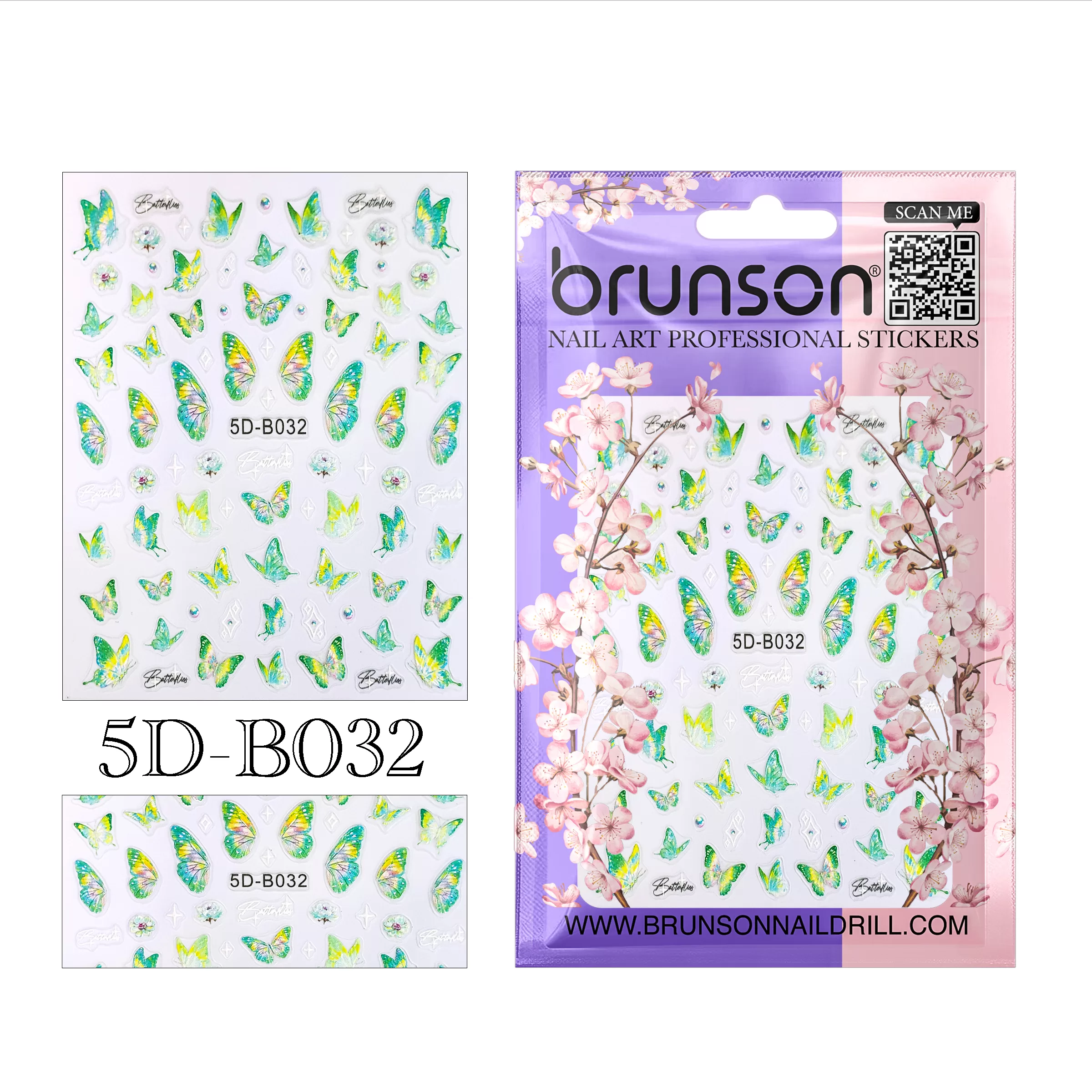 Butterfly Nail Art Sticker in Dubai