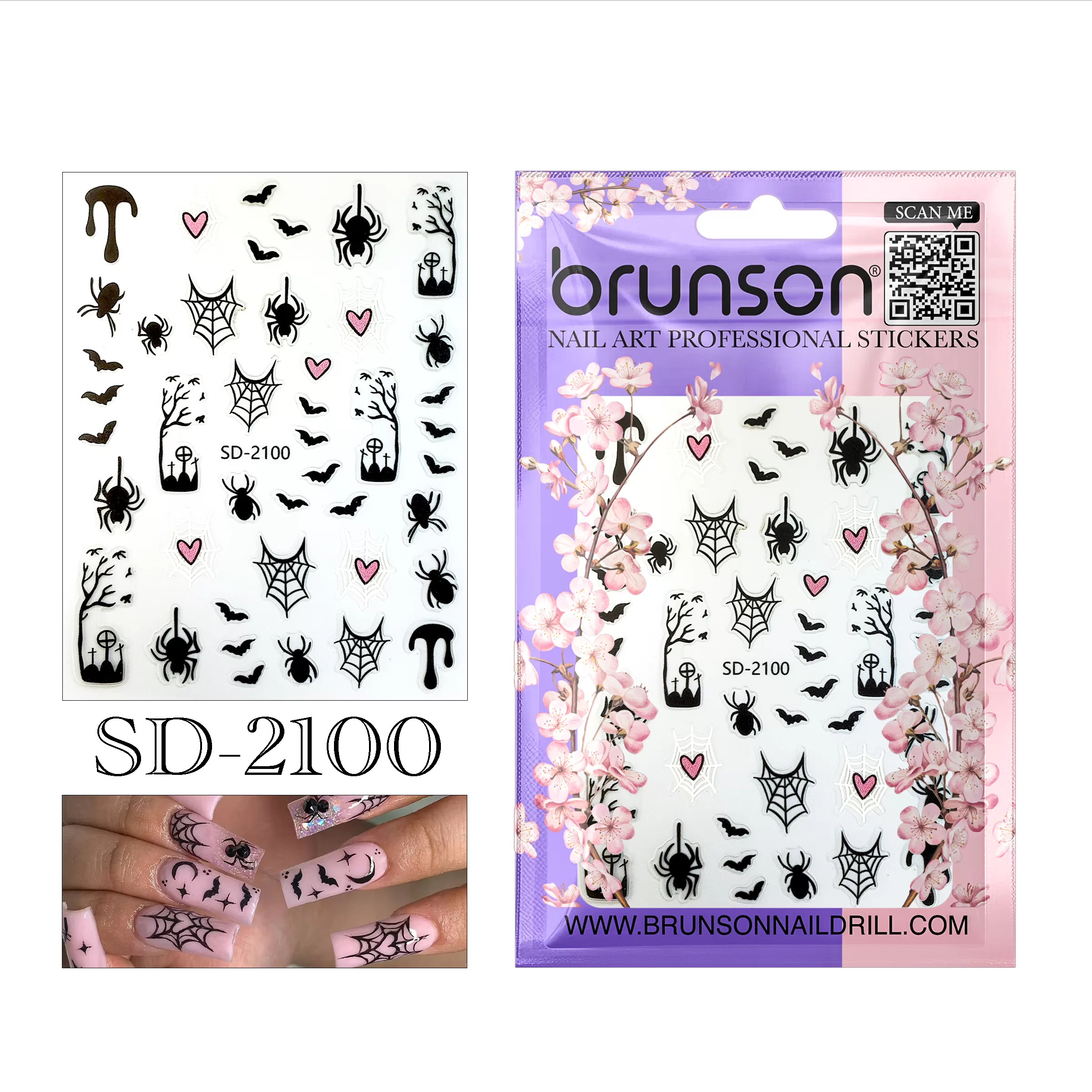 Halloween Nail Art Sticker SD-2100