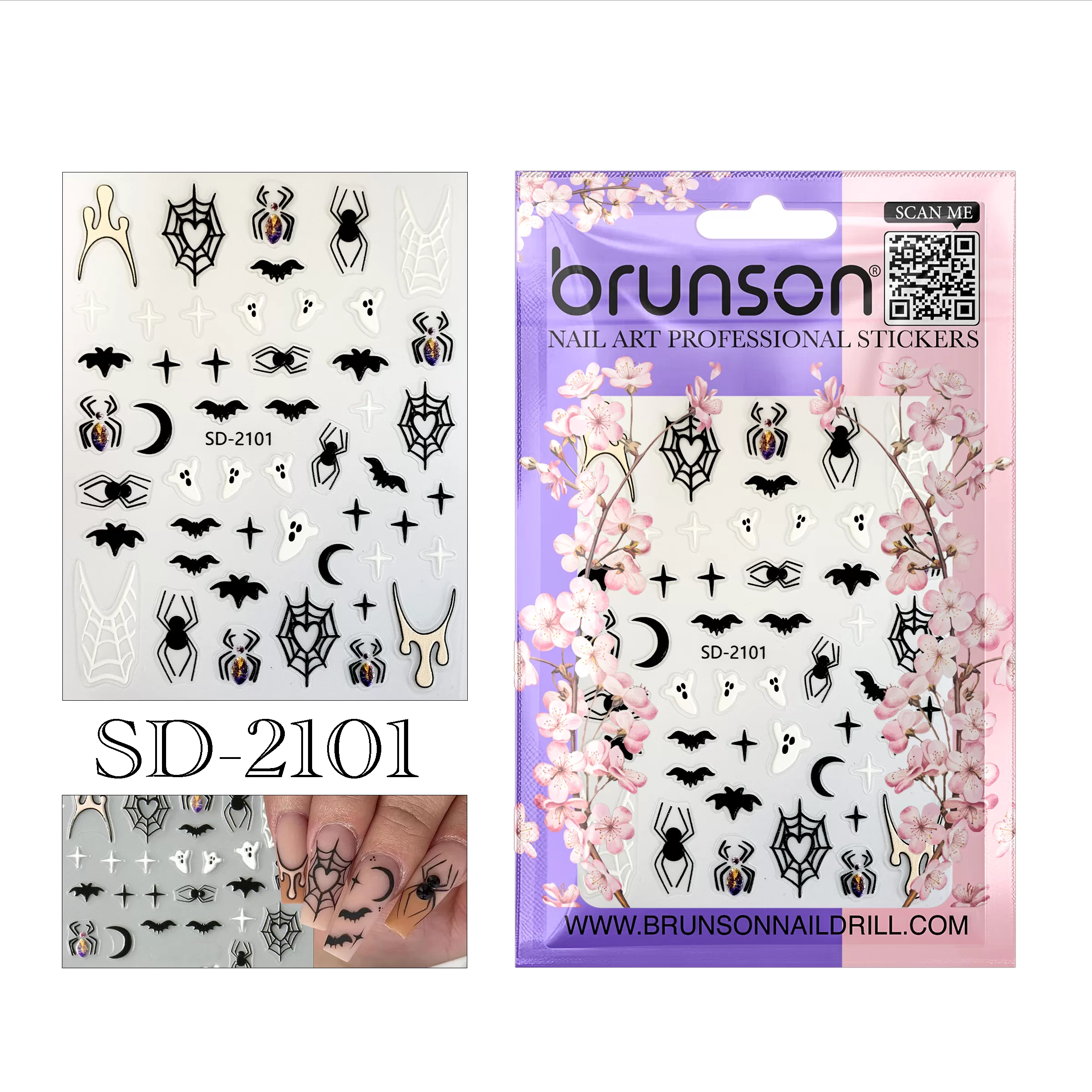 Halloween Nail Art Sticker SD-2101