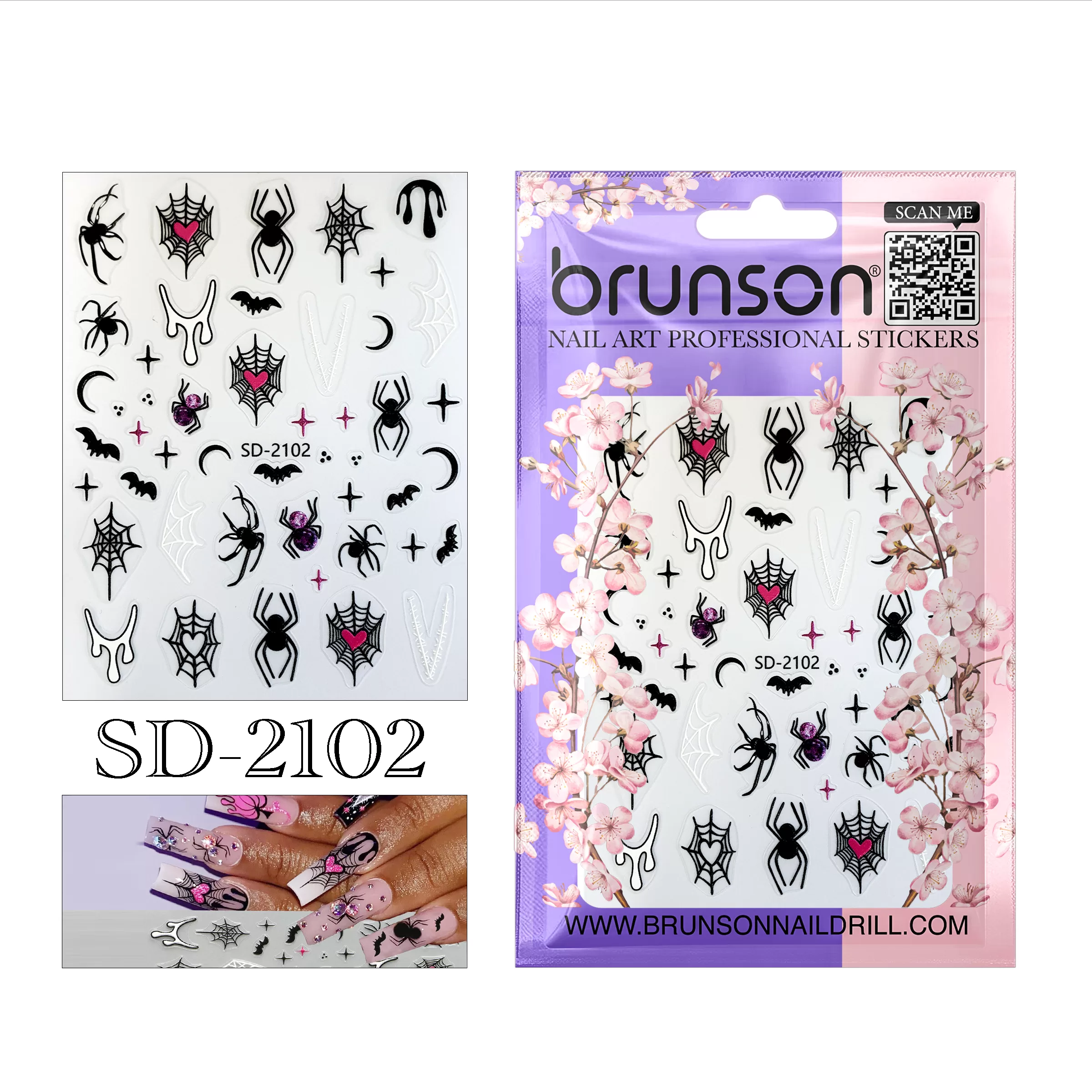 Halloween Nail Art Sticker SD-2102