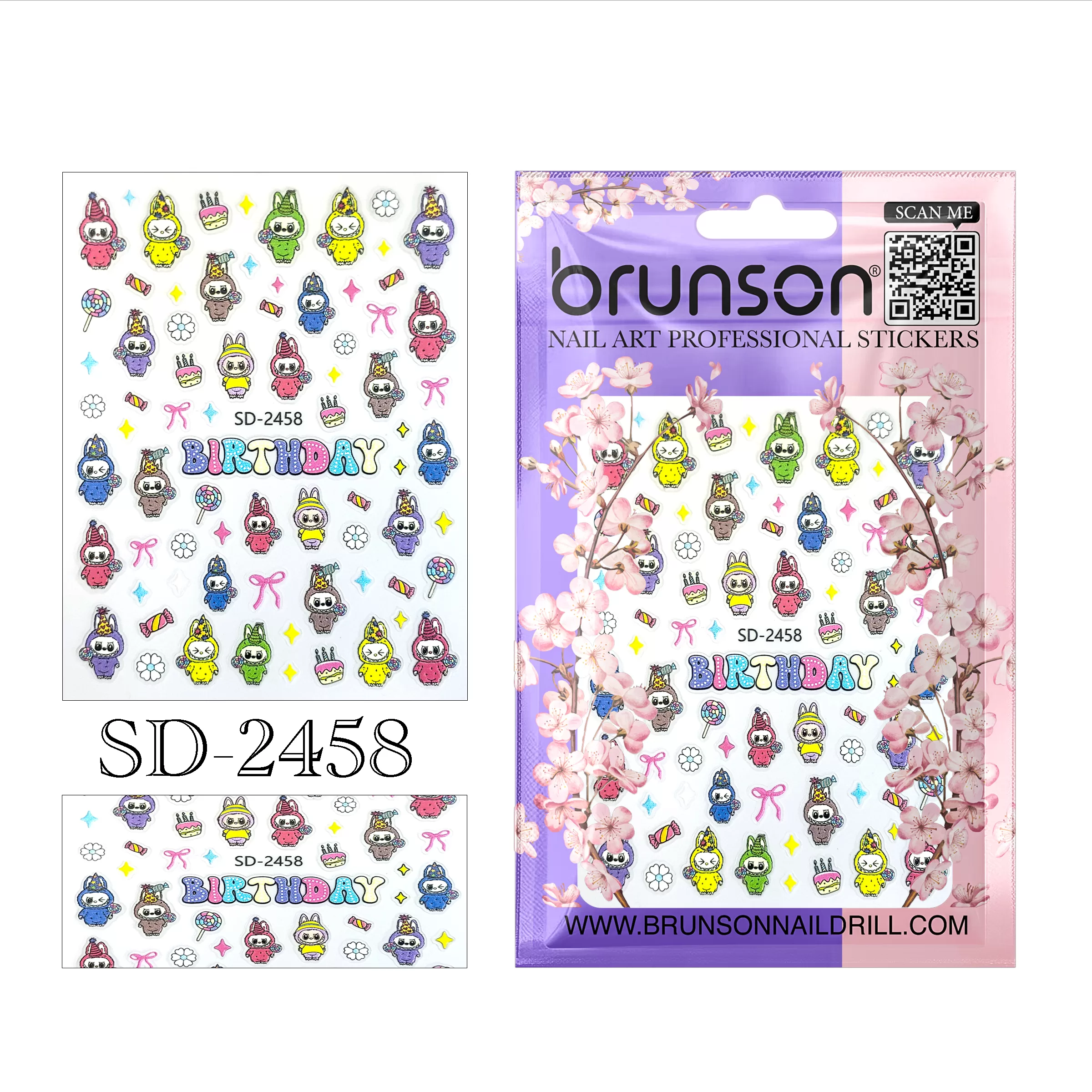 Labubu Nail Art Sticker SD-2458