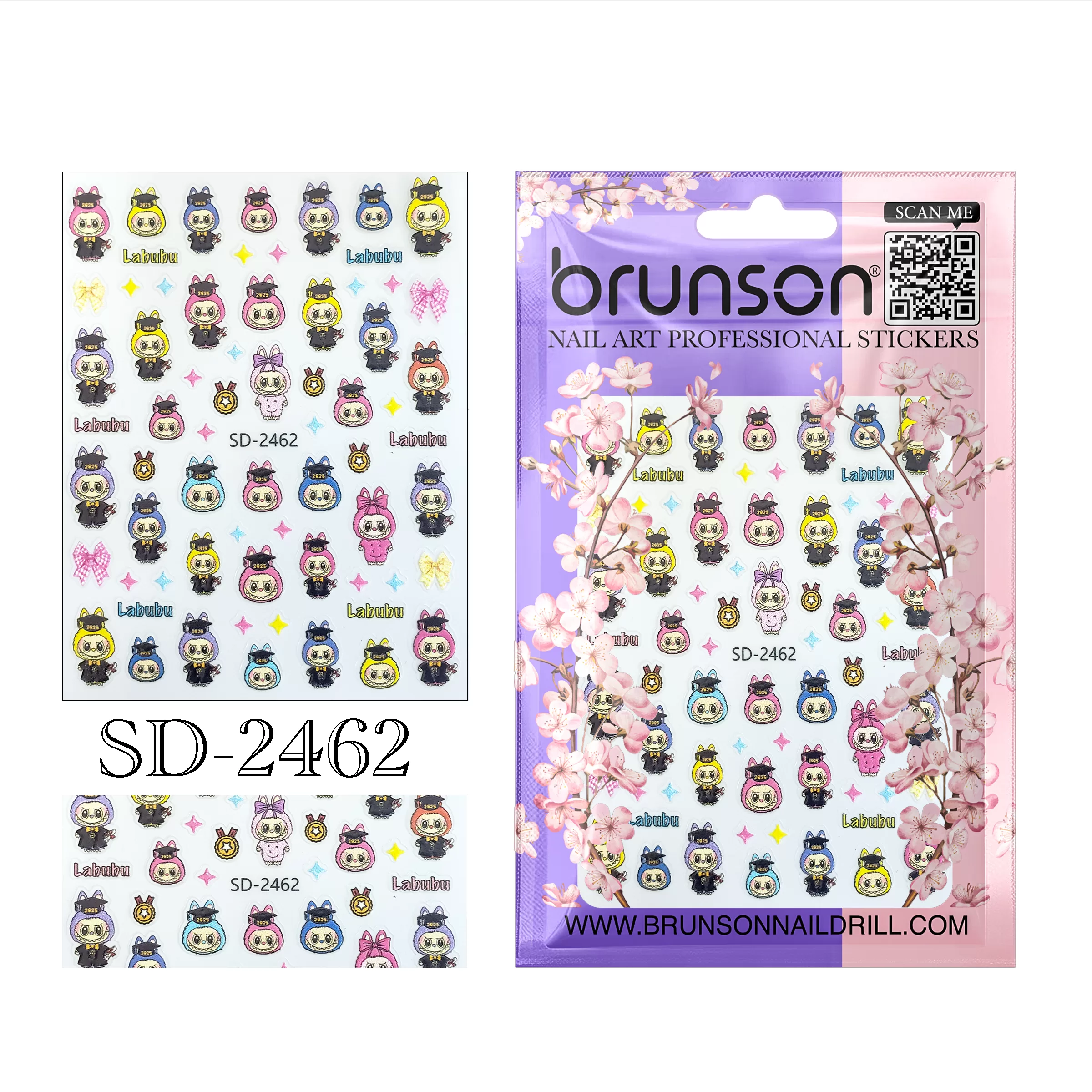 Labubu Nail Art Sticker SD-2462