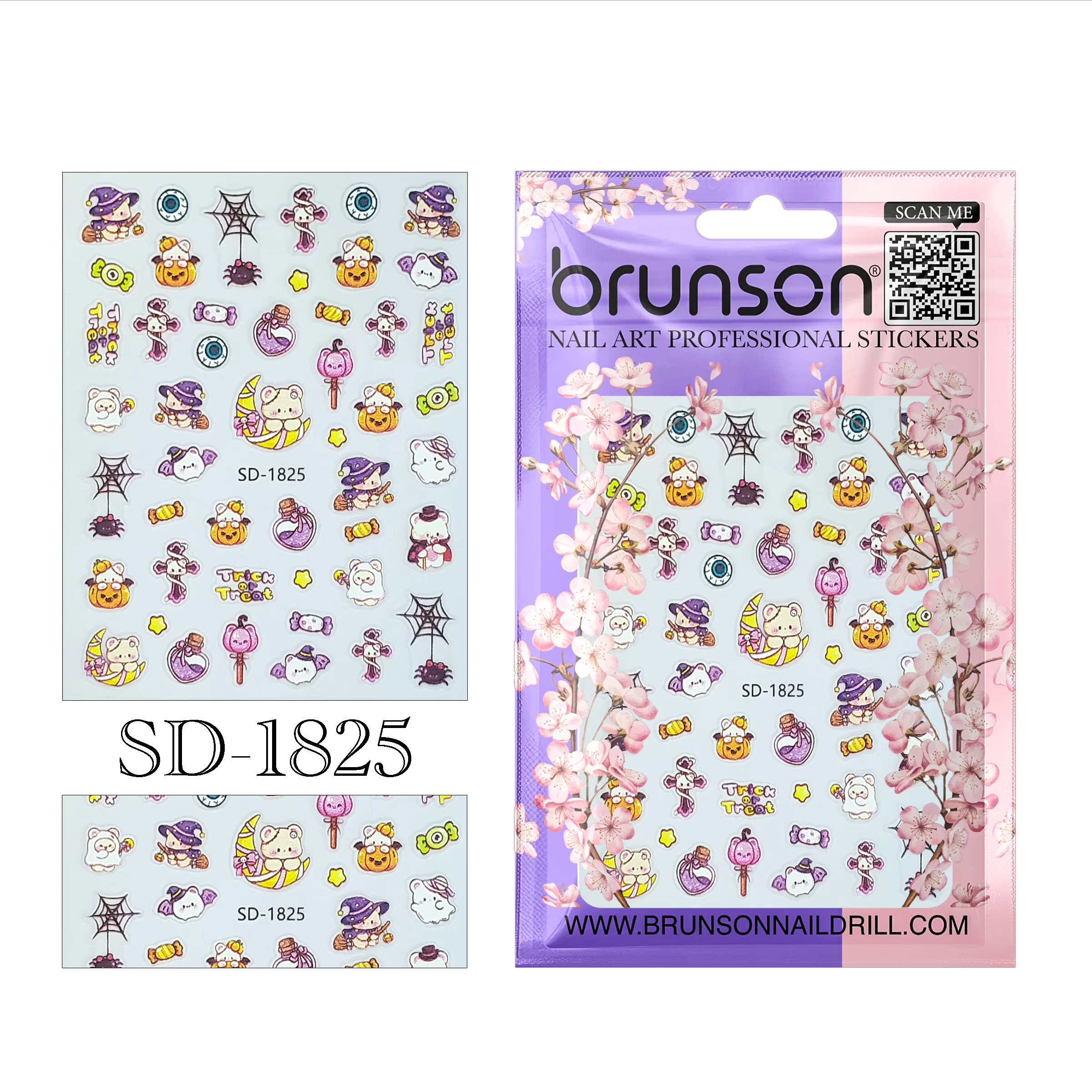 Halloween Nail Art Sticker SD-1825