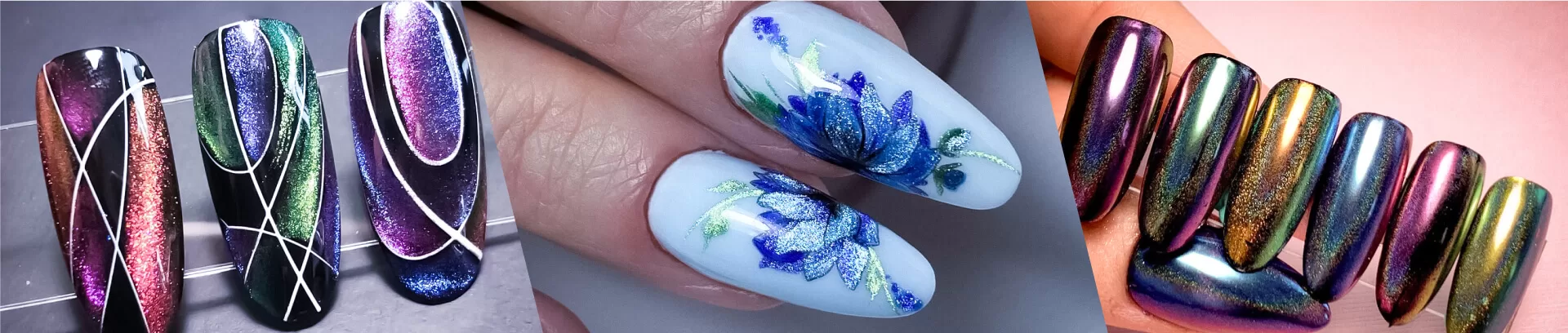 9D Cat eye nail art course