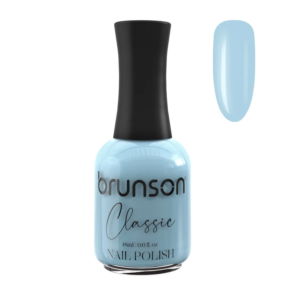 Kissing You Classic Nail Polish | Blue color Nail Polish Shade - Brunson