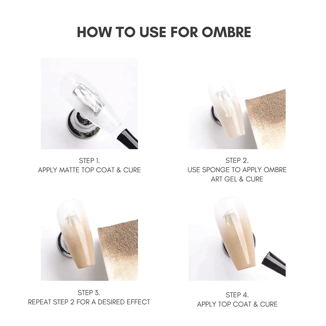 ivory-nail-art-gel-06 How to do ombre nails