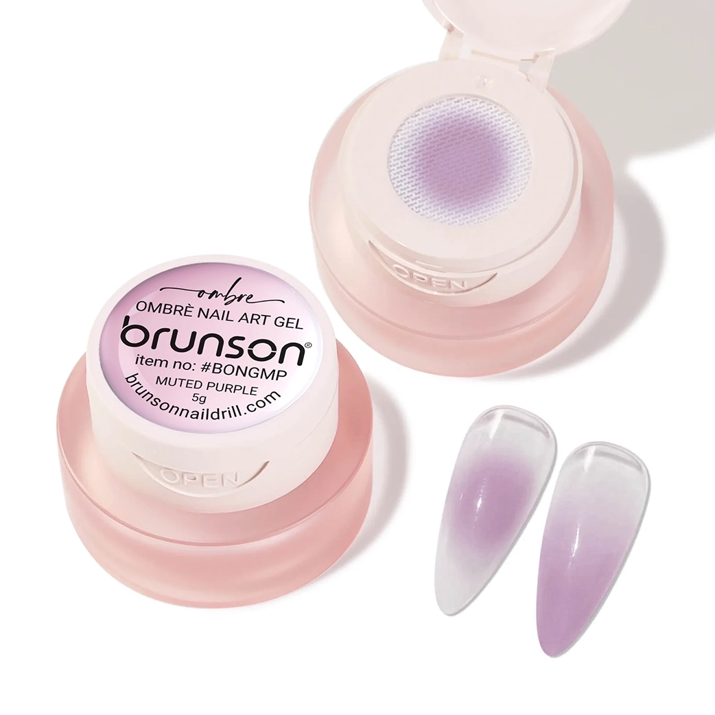 Muted Purple Ombre Nail Art Gel