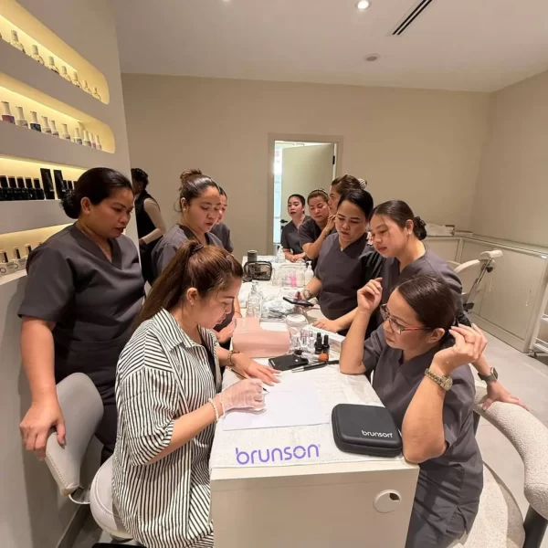 Brunson Educator training salon staff