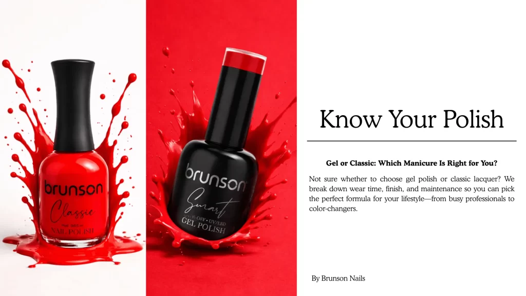 What is the difference between nail polish and gel polish