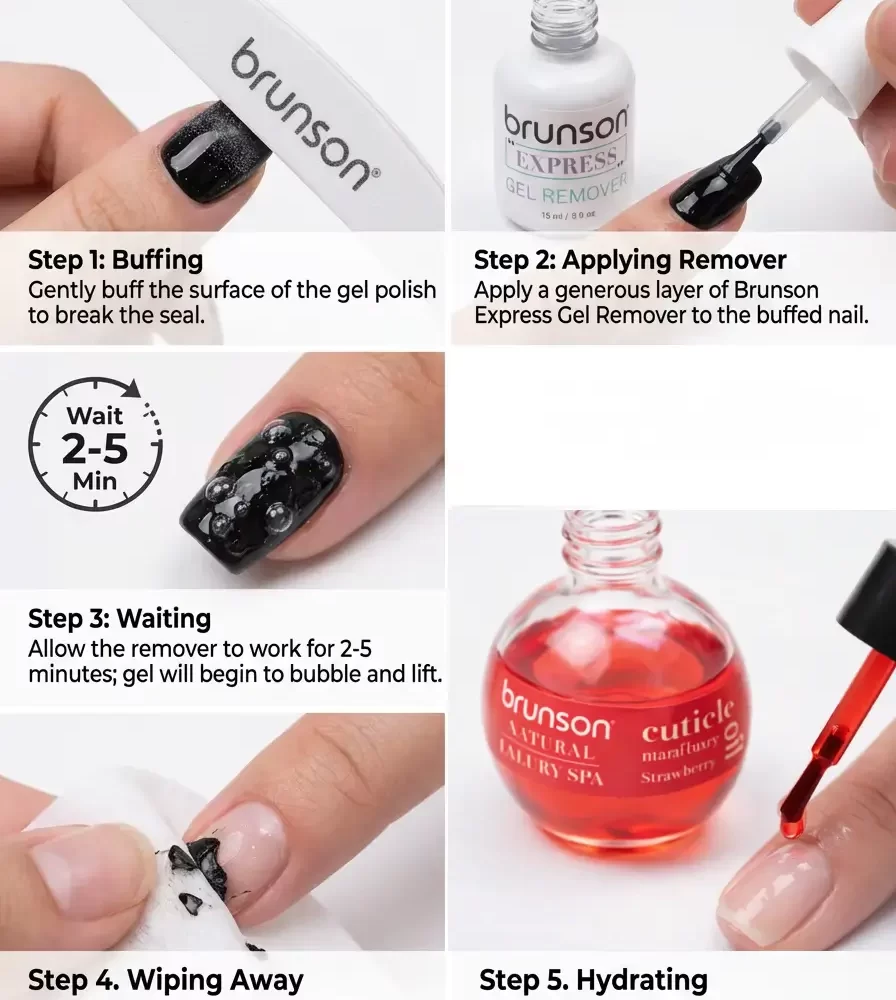 express gel removing steps