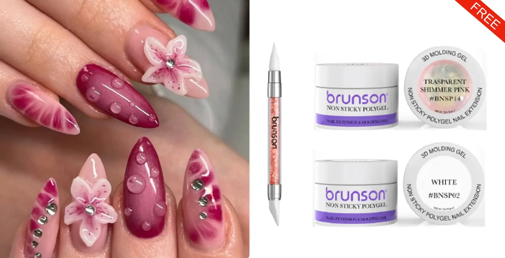 3D Sculpting Nail Art Course | Brunson Nail Academy in Dubai