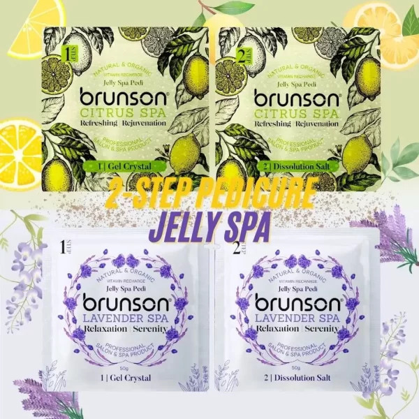 2-step pedicure jelly spa